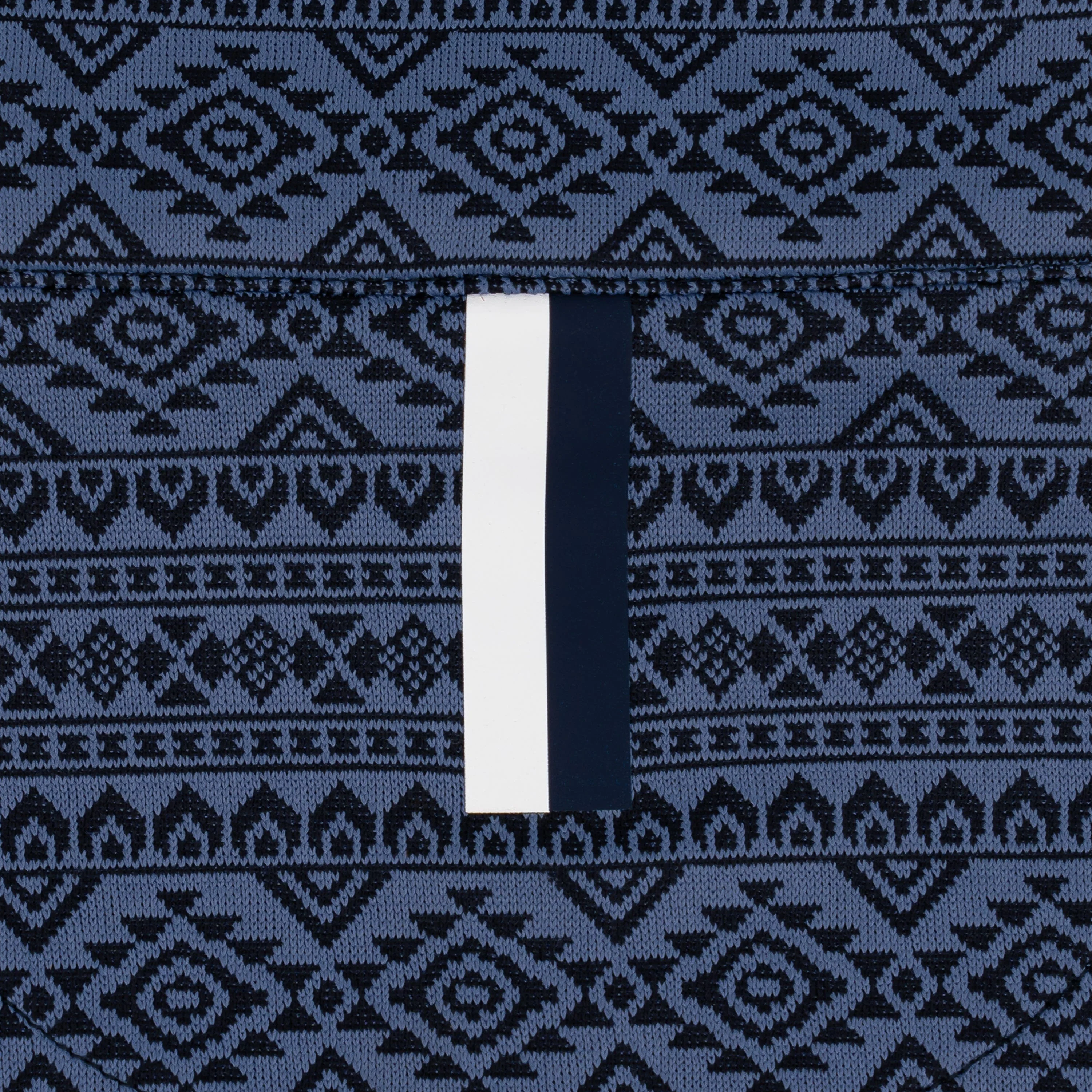 Apex Jacquard Performance Q-Zip | The Apex - Fleet Navy/Slate Blue - Image 4