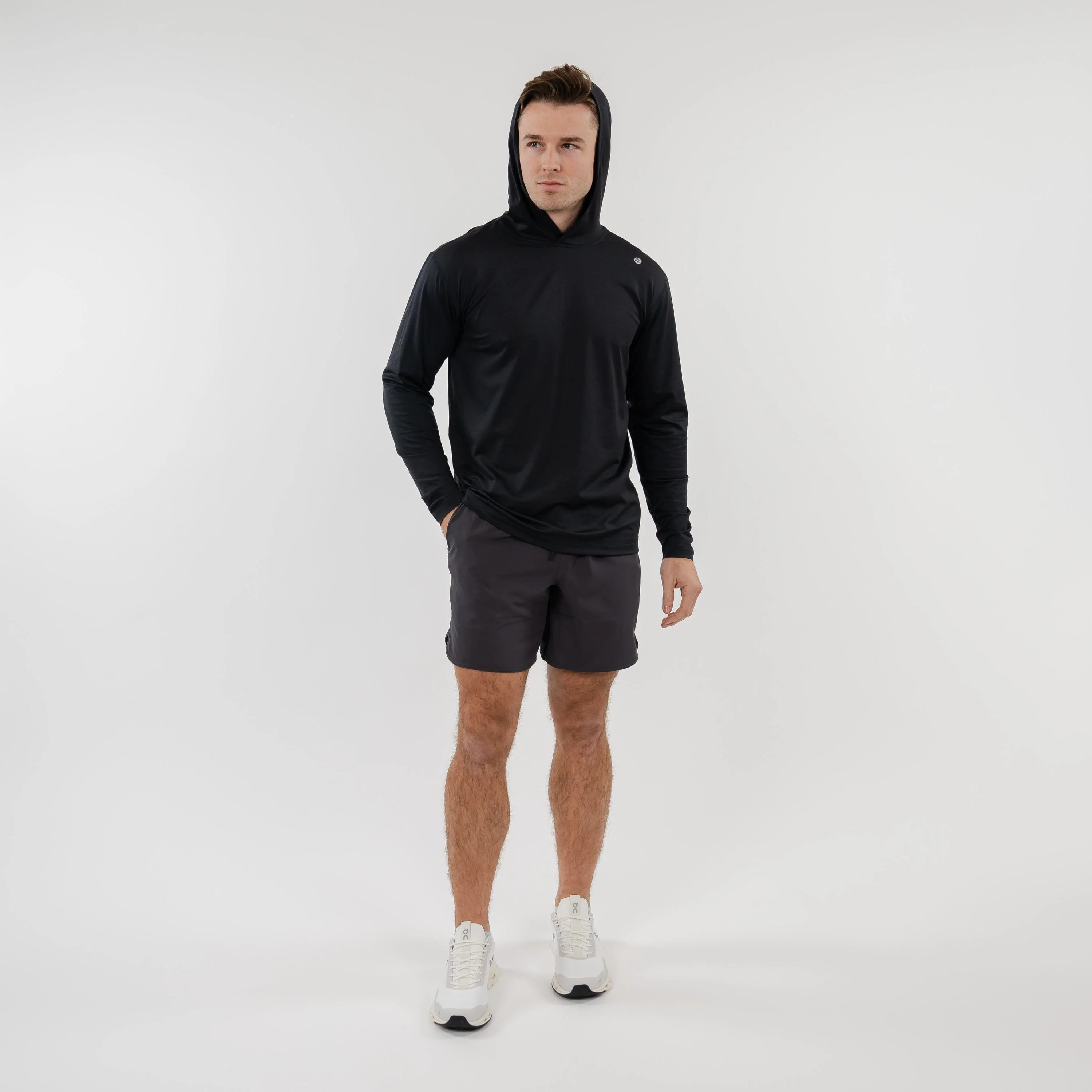 Blitz Tech Hoodie | Solid - Midnight Black - Image 6