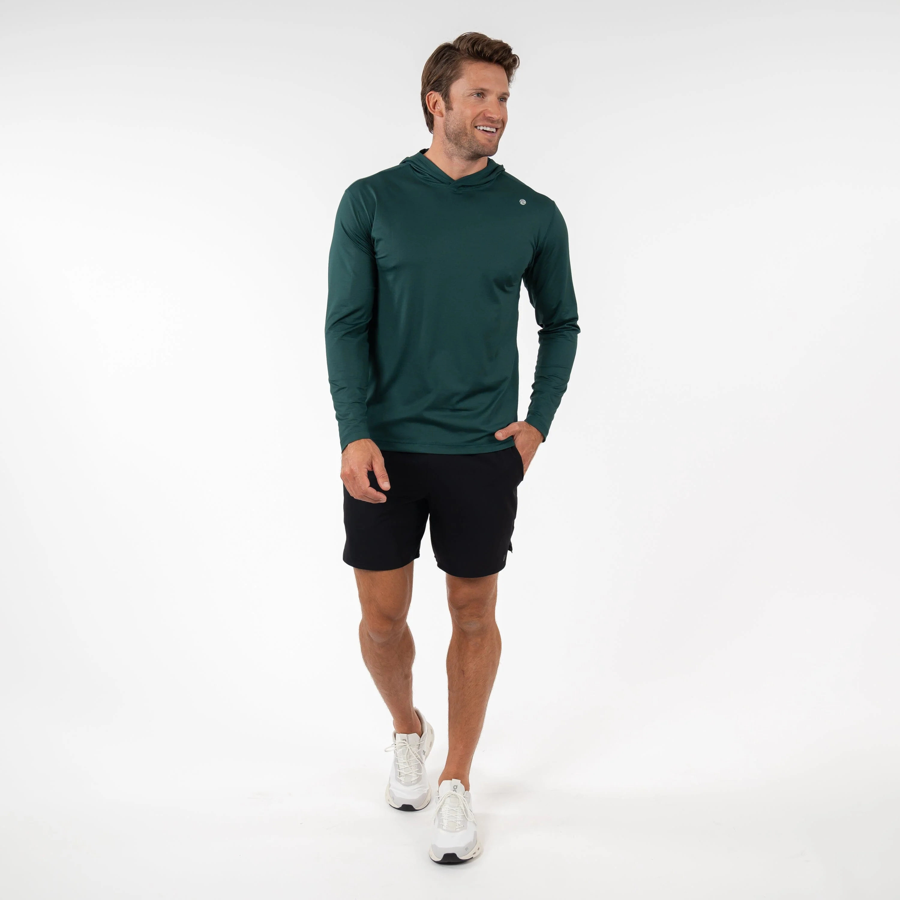 Blitz Tech Hoodie | Solid - Ponderosa Green - Image 6