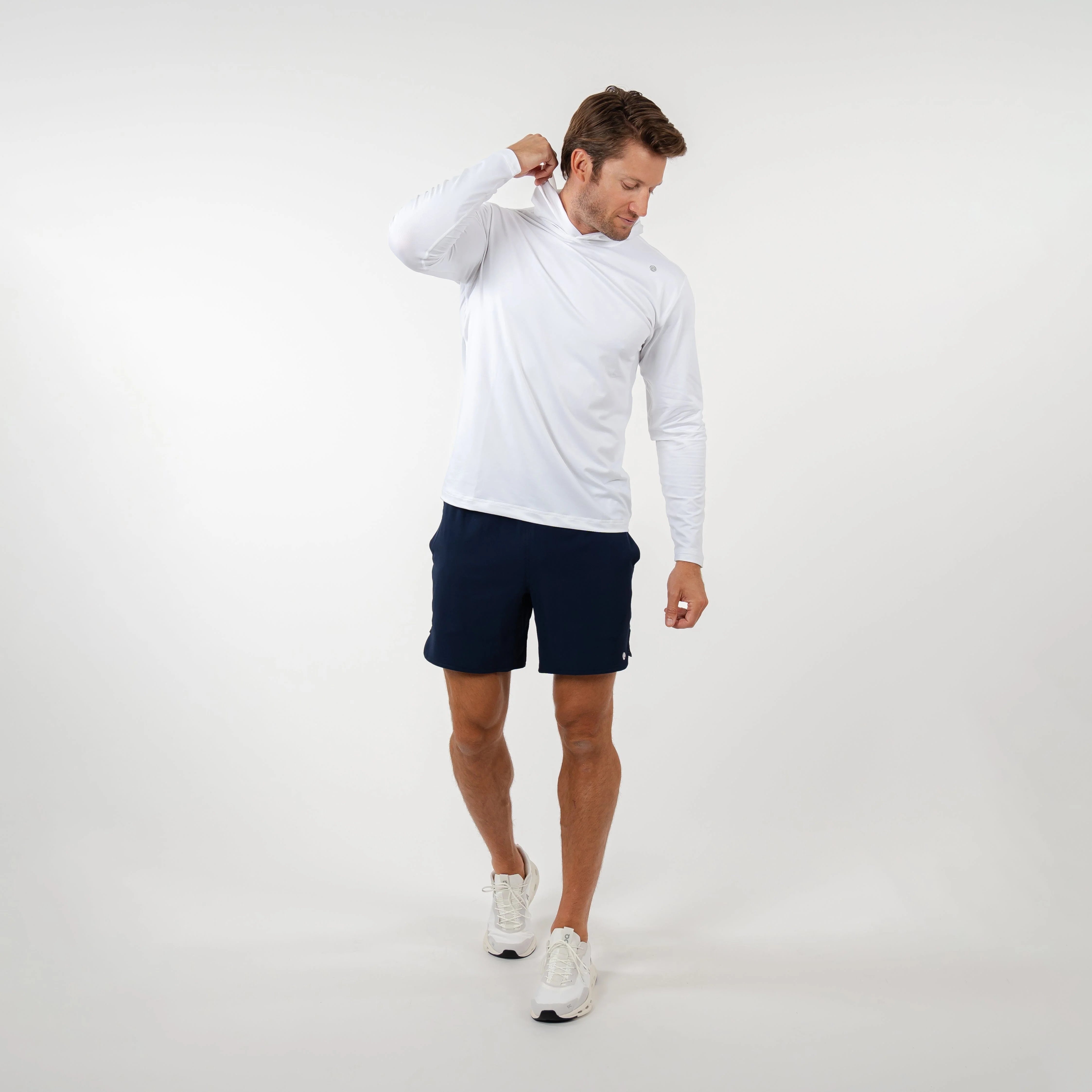 Blitz Tech Hoodie | Solid - White - Image 6
