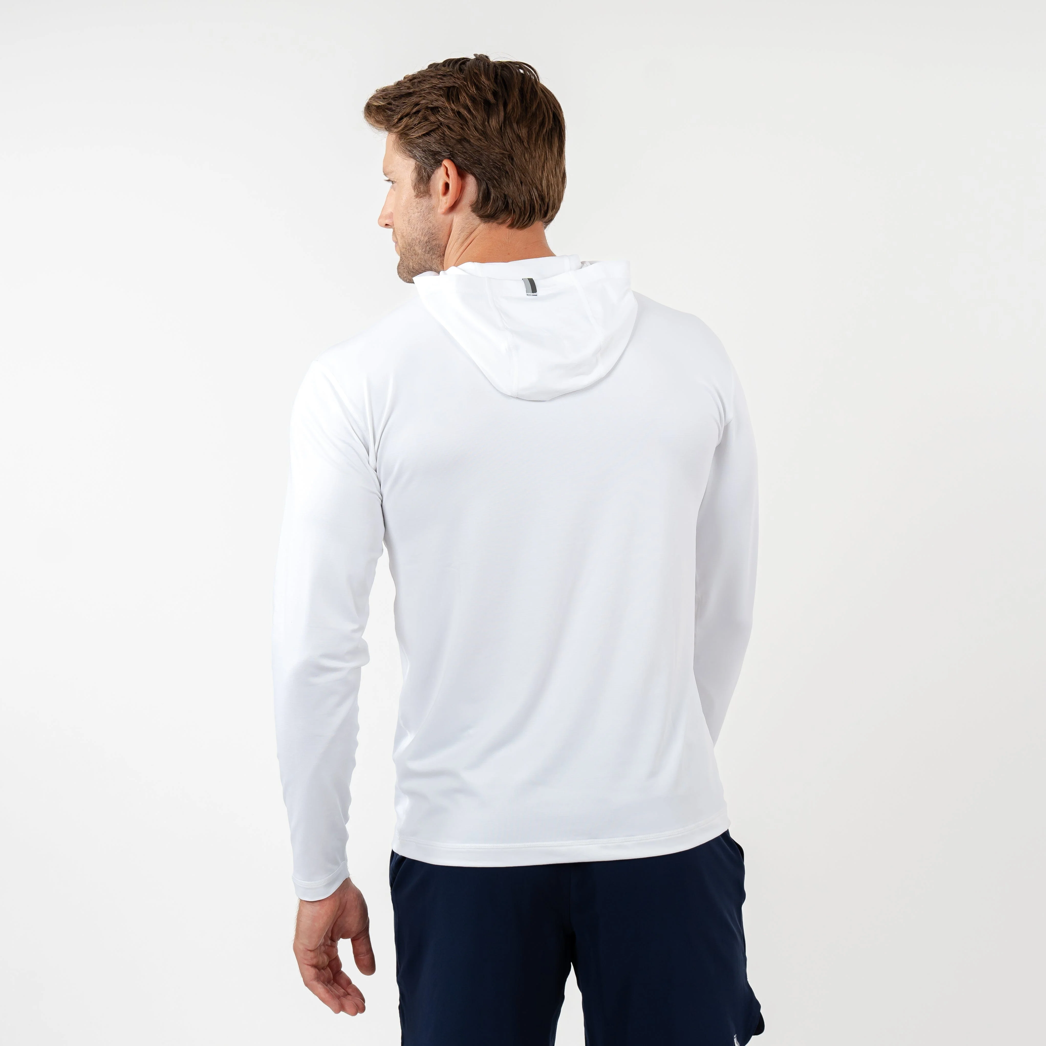 Blitz Tech Hoodie | Solid - White - Image 7