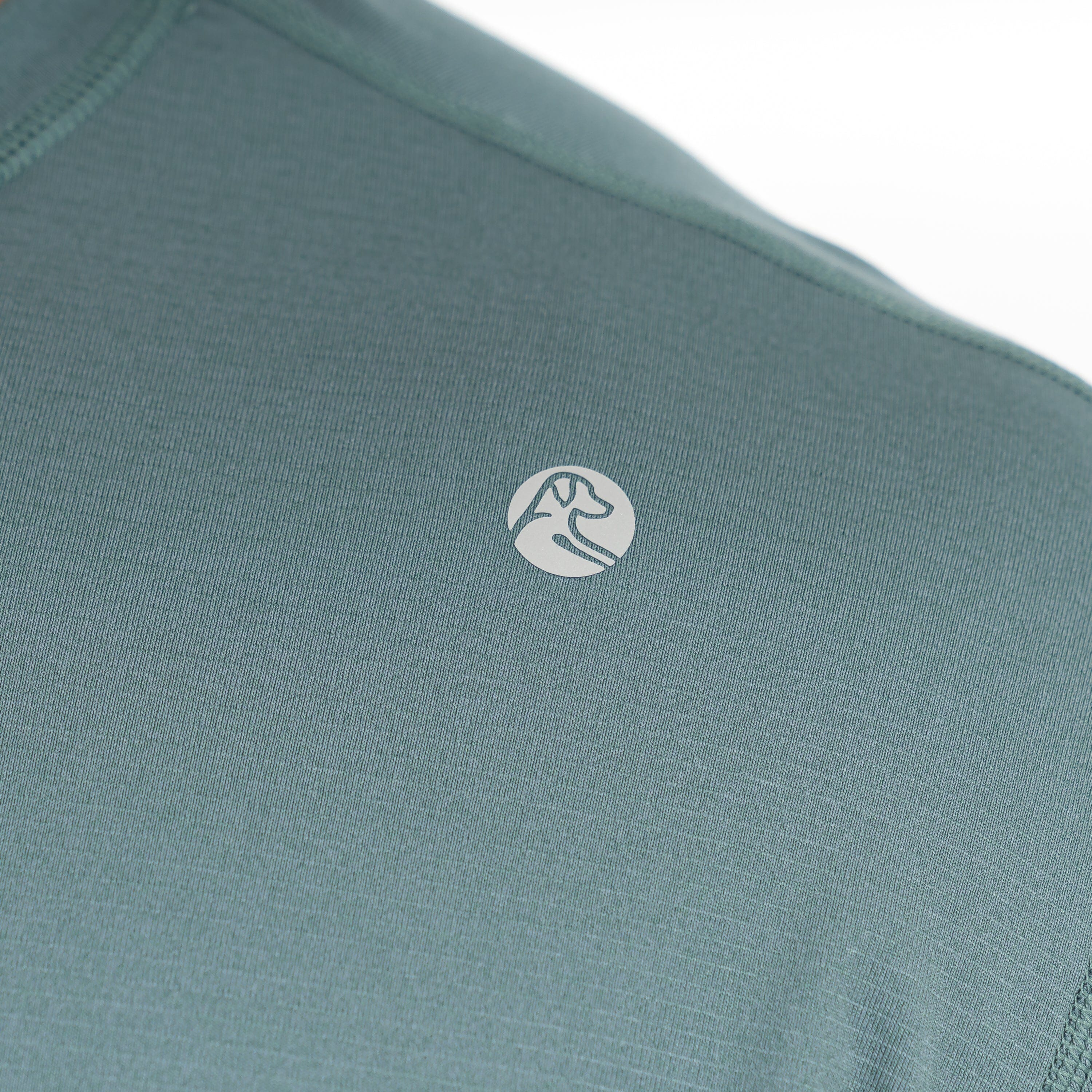 Blitz Tech Long Sleeve Tee | Heather - Jungle Green/Dusty Pine - Image 4