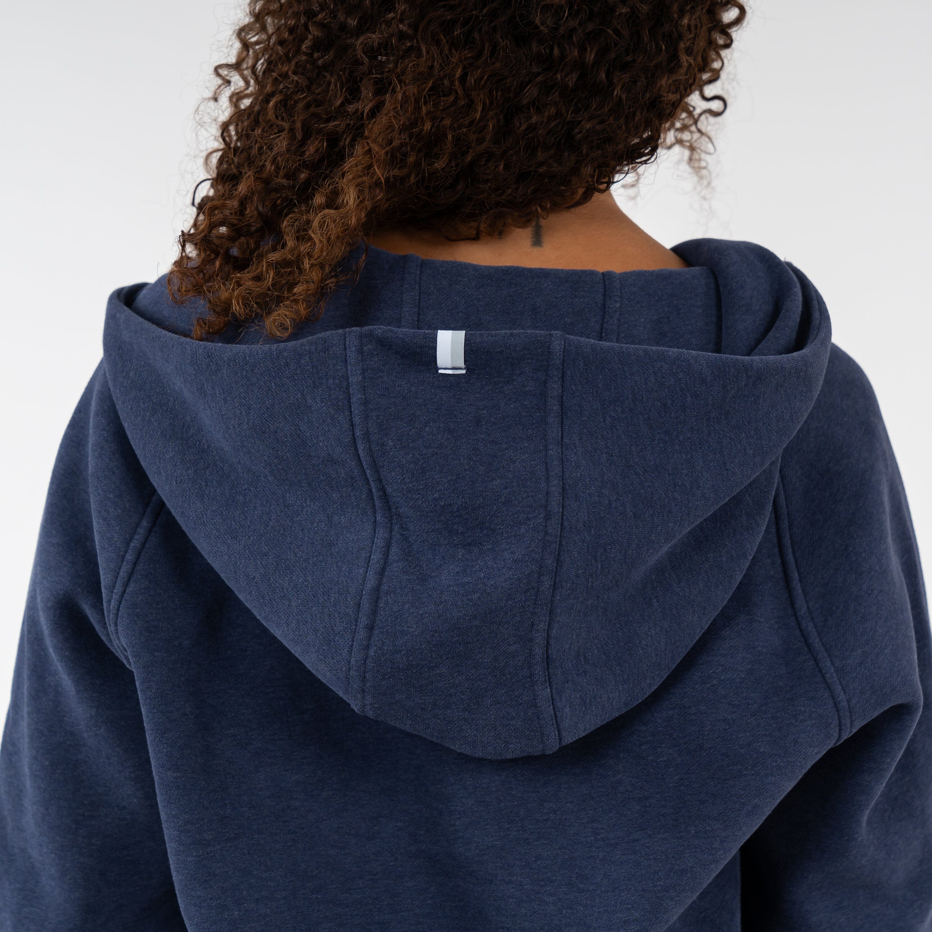 Clarity Half-Zip Hoodie | Heather - Fleet Navy - Image 3