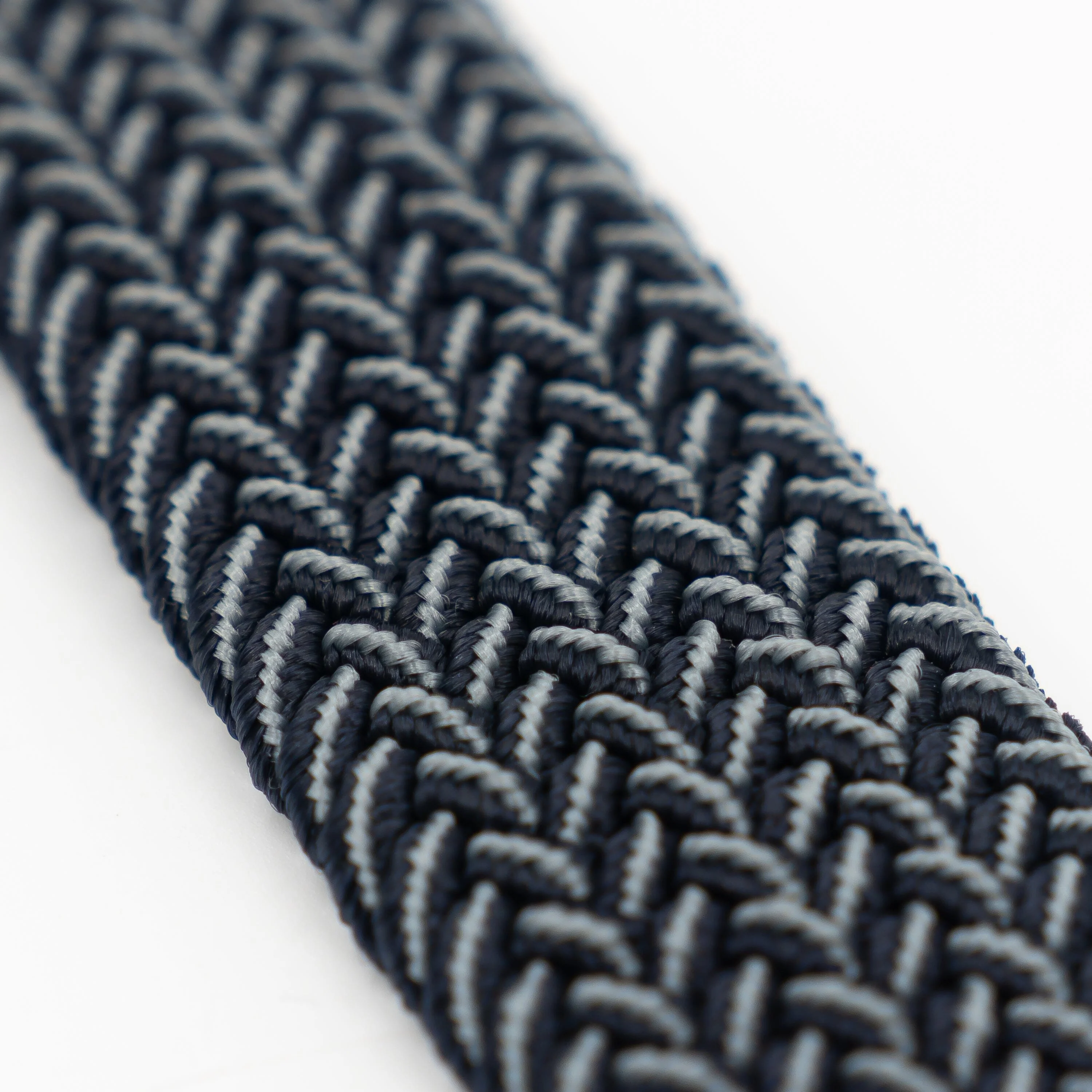 Flex Stretch Belt | The Two Color Weave - Fleet Navy/Thunder Grey - Image 6