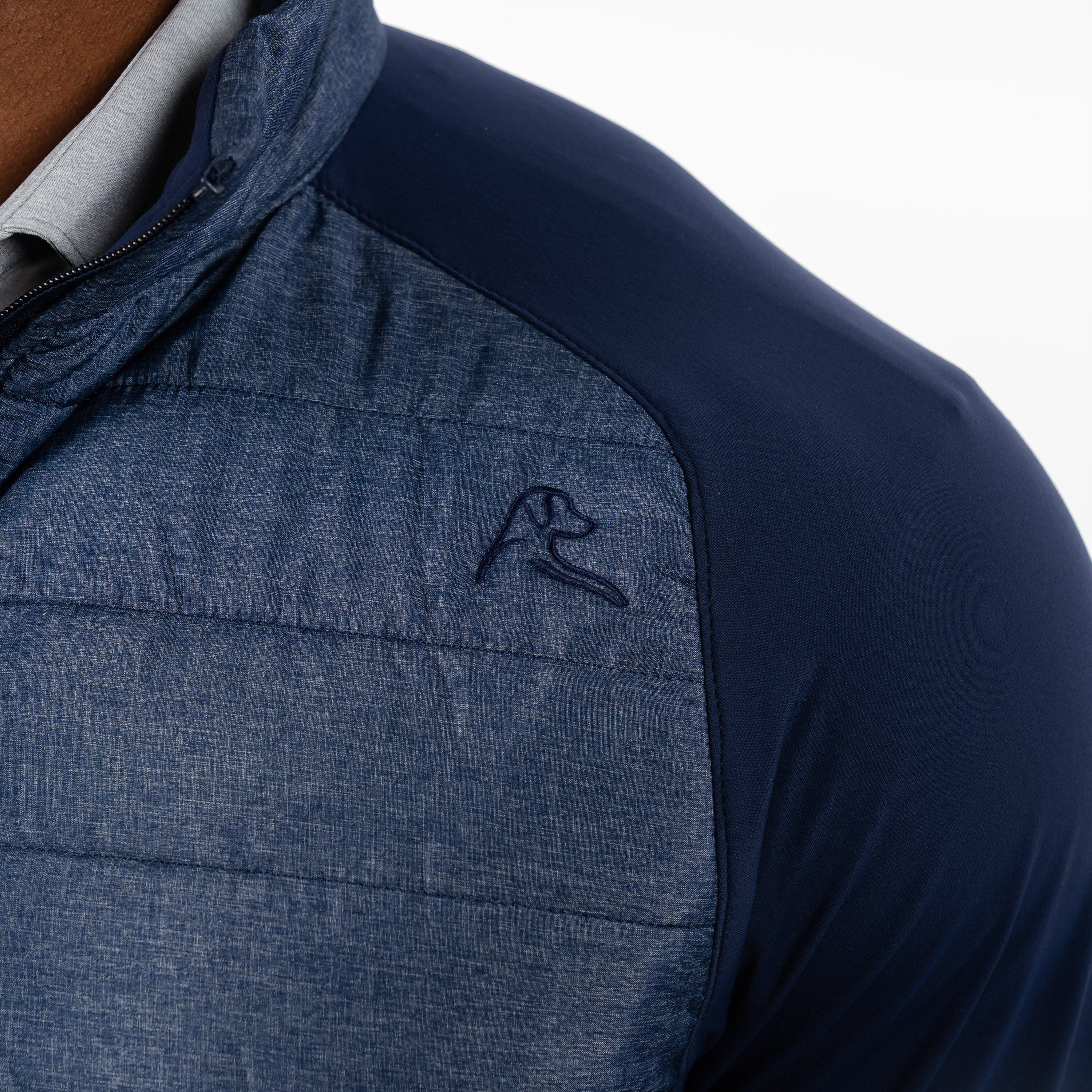 Fulton Hybrid Jacket | Heather - Fleet Navy/White - Image 5