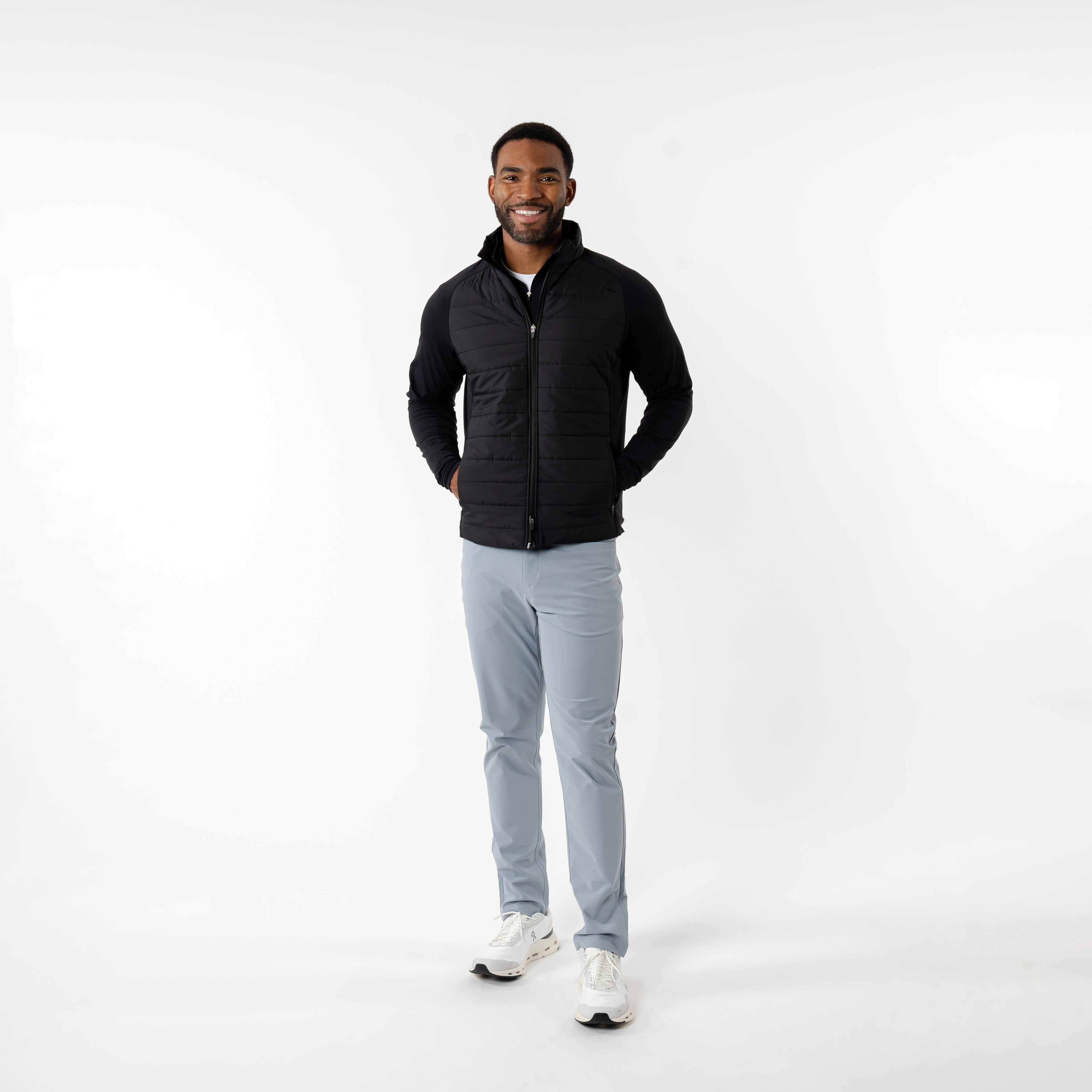 Fulton Hybrid Jacket | Solid - Black - Image 4