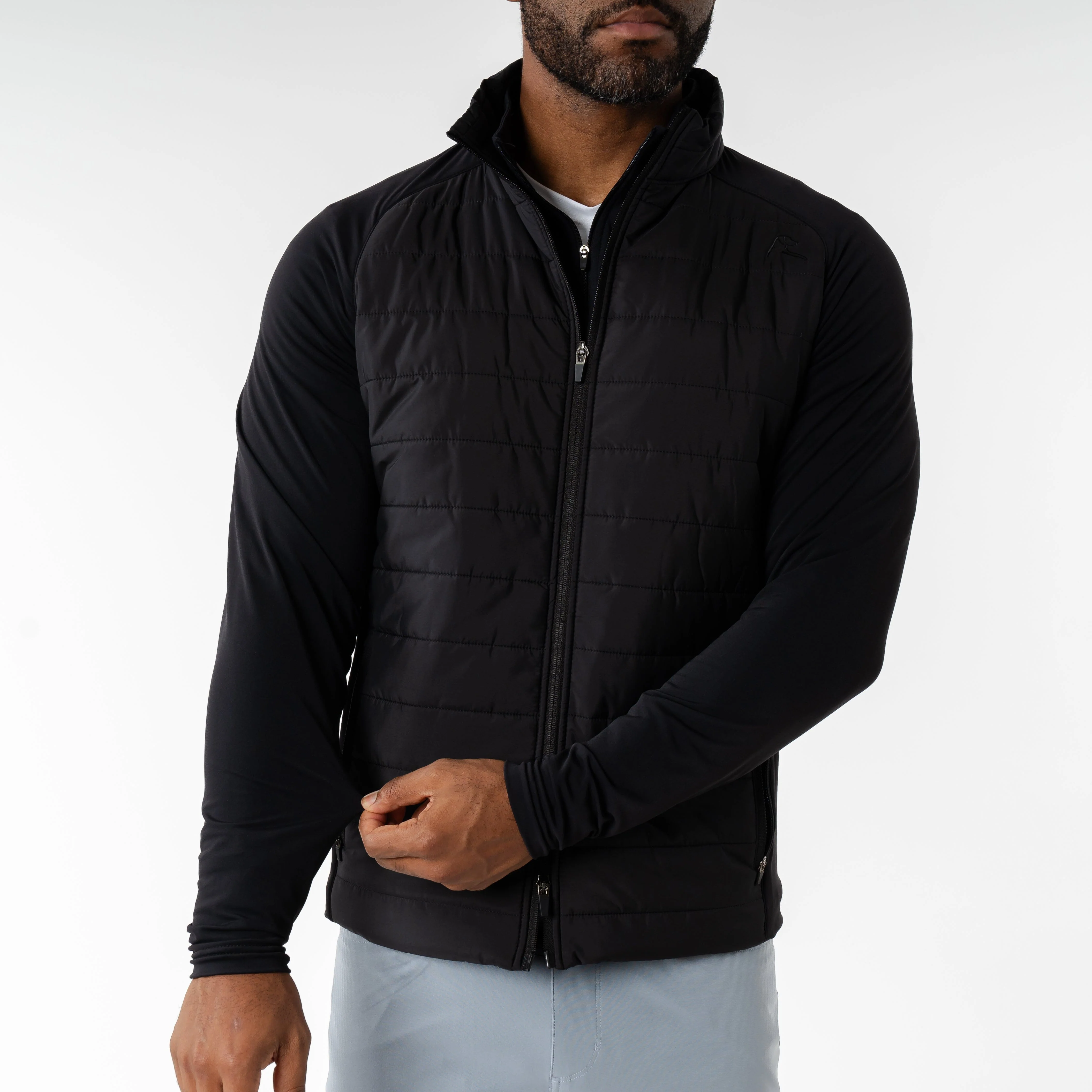 Fulton Hybrid Jacket | Solid - Black - Image 7