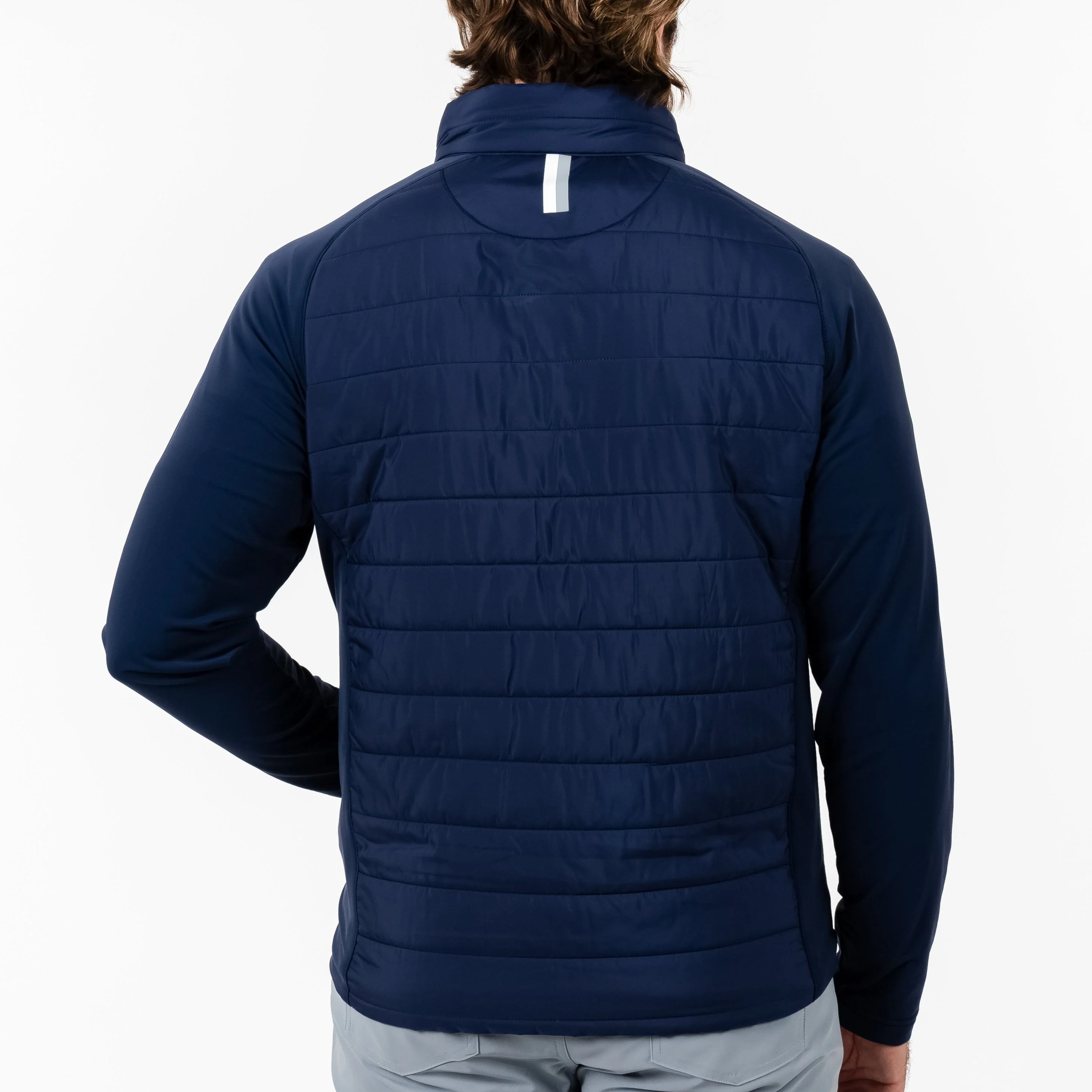 Fulton Hybrid Jacket | Solid - Fleet Navy - Image 8