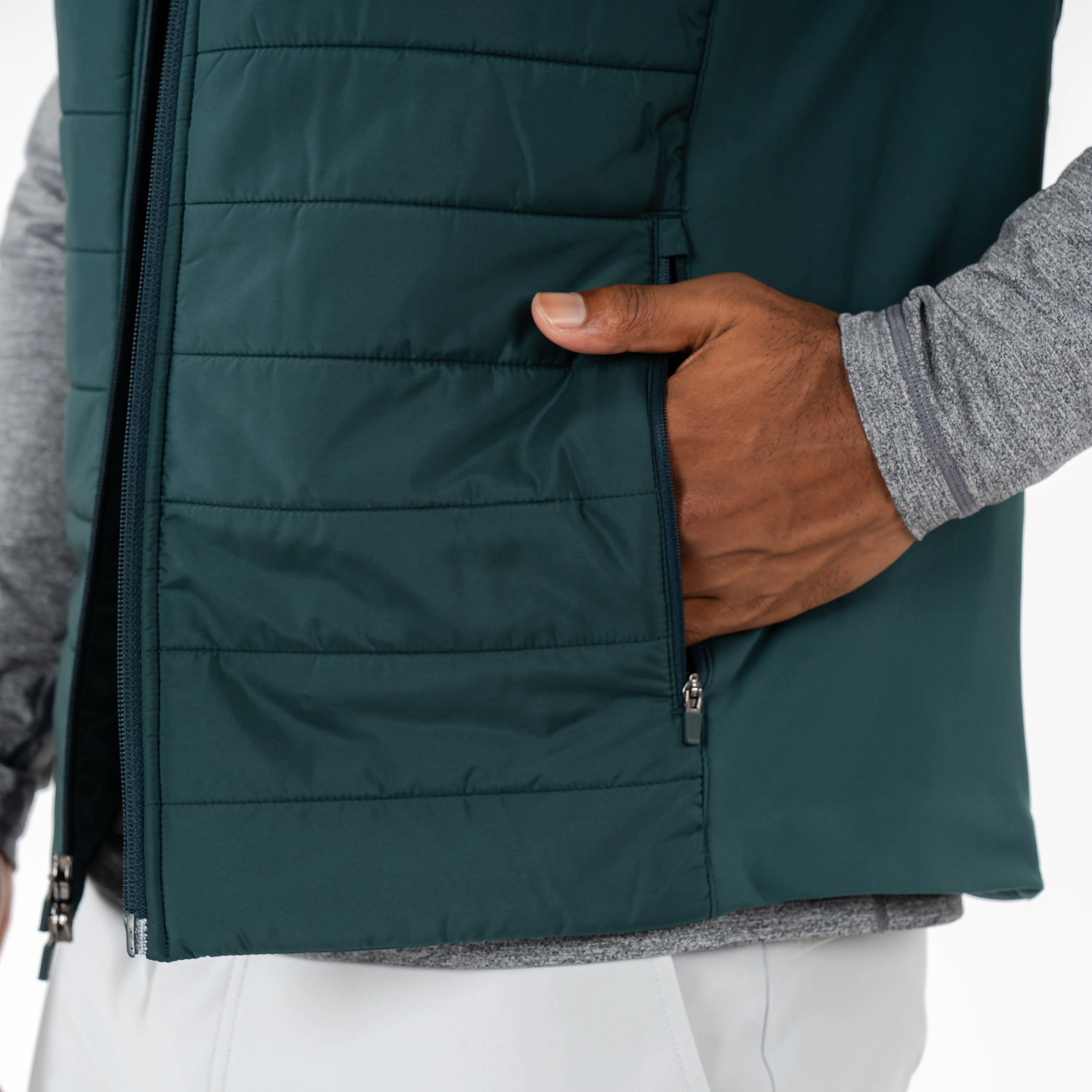 Fulton Performance Vest | Solid - Ponderosa Green - Image 6