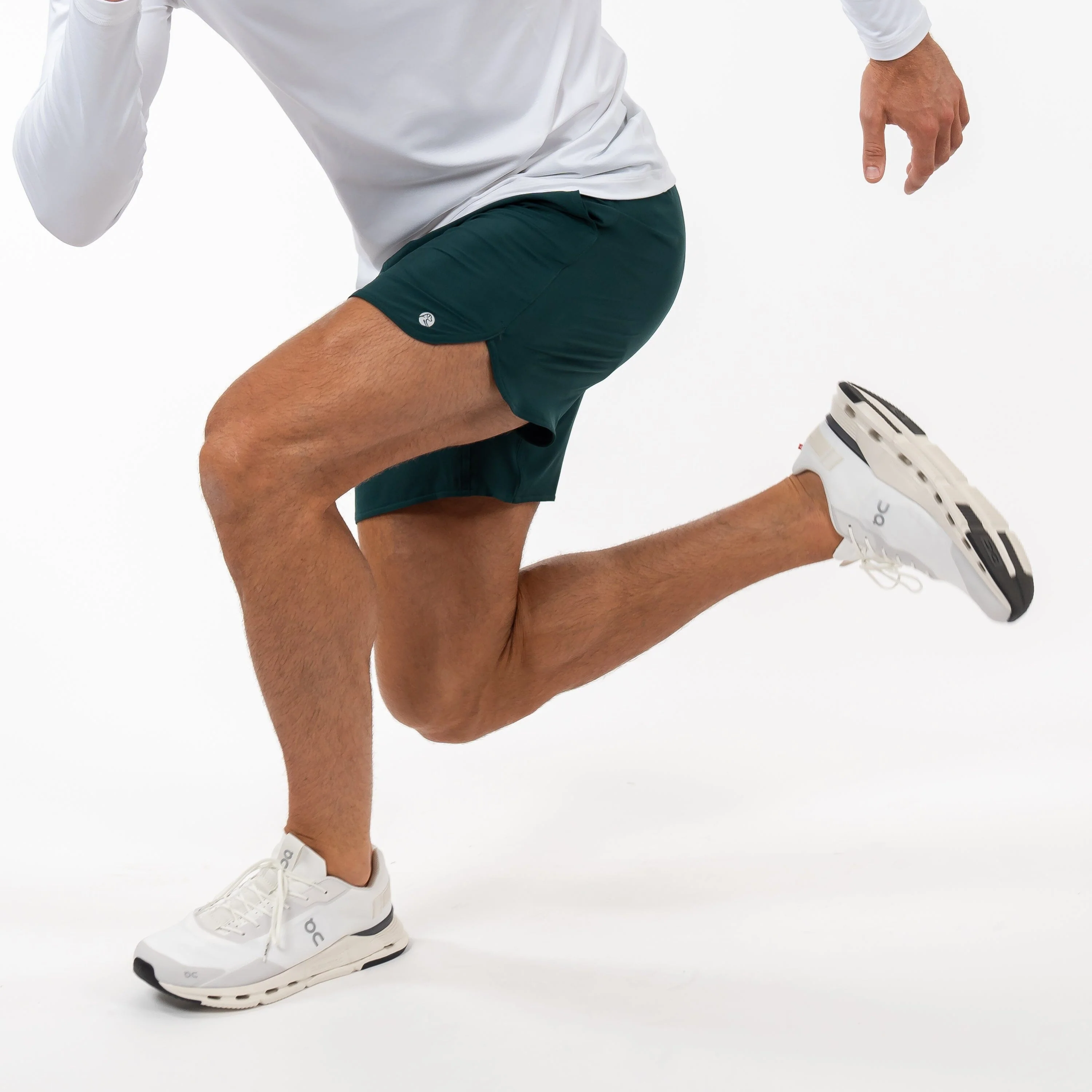 Grit Gym Short - 7" | Solid - Ponderosa Green - Image 2