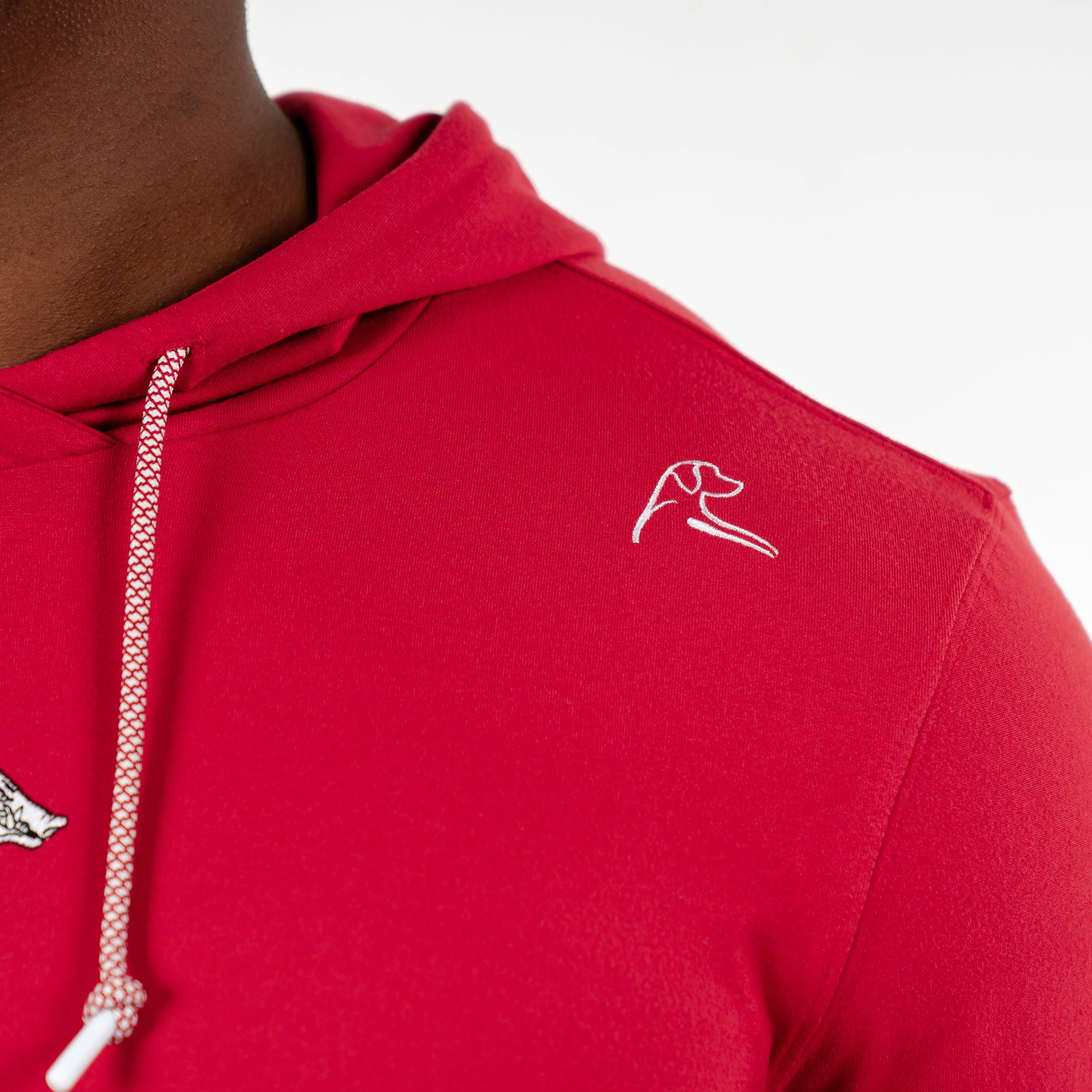 Hesi Collegiate Hoodie - Arkansas | Solid - Carmine Red - Arkansas -1 - Image 4
