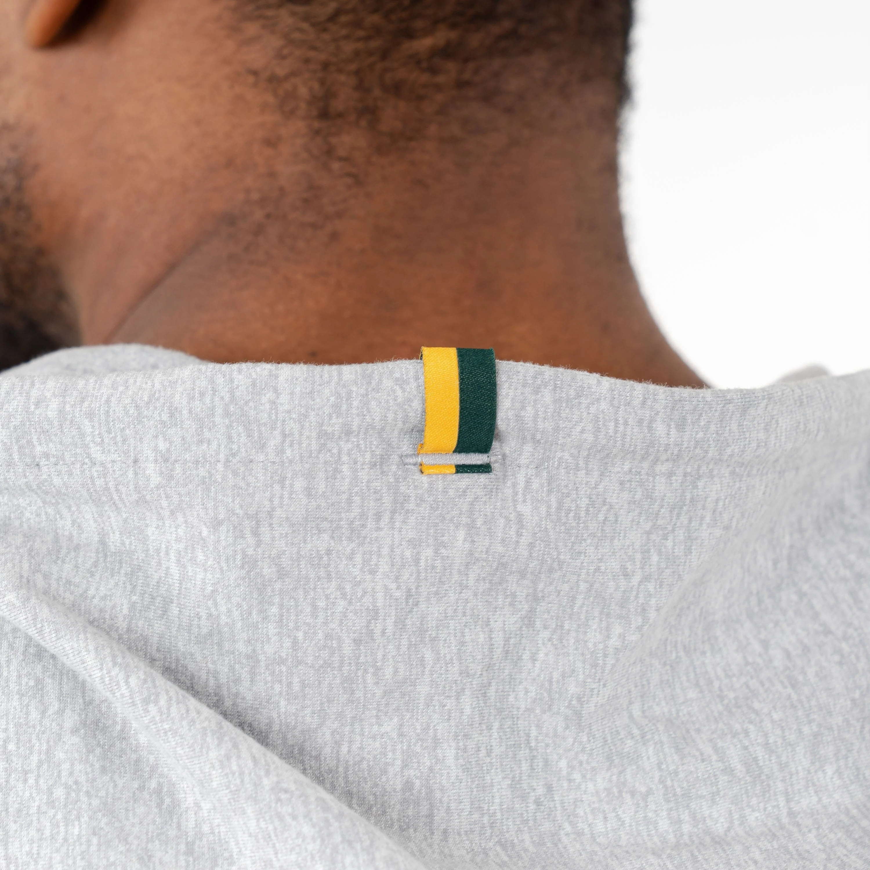 Hesi Collegiate Hoodie - Baylor | Heather - Stainless Steel/White - Baylor - 1 - Image 5