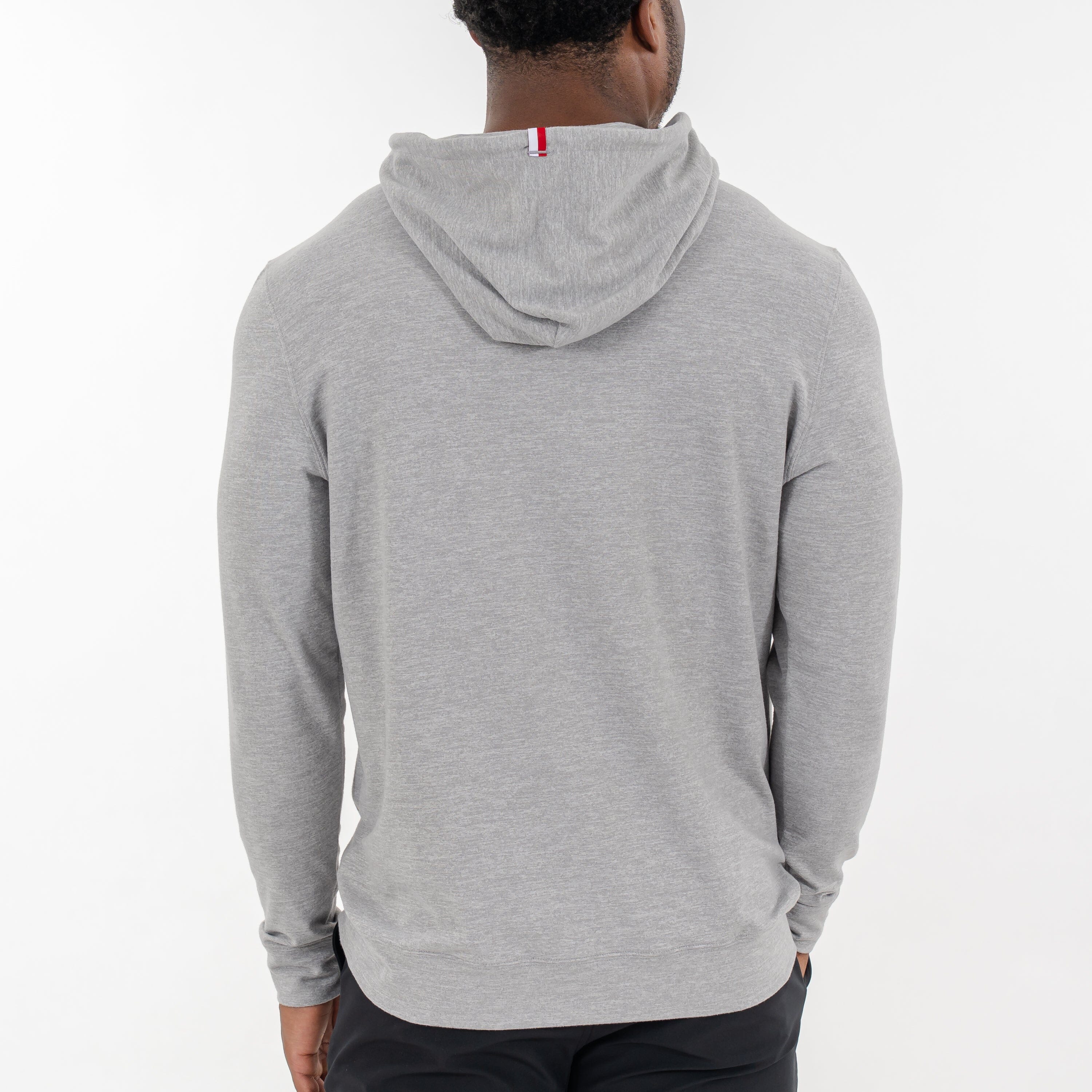 Hesi Collegiate Hoodie - Indiana | Heather - Stainless Steel/White - Indiana - 1 - Image 3