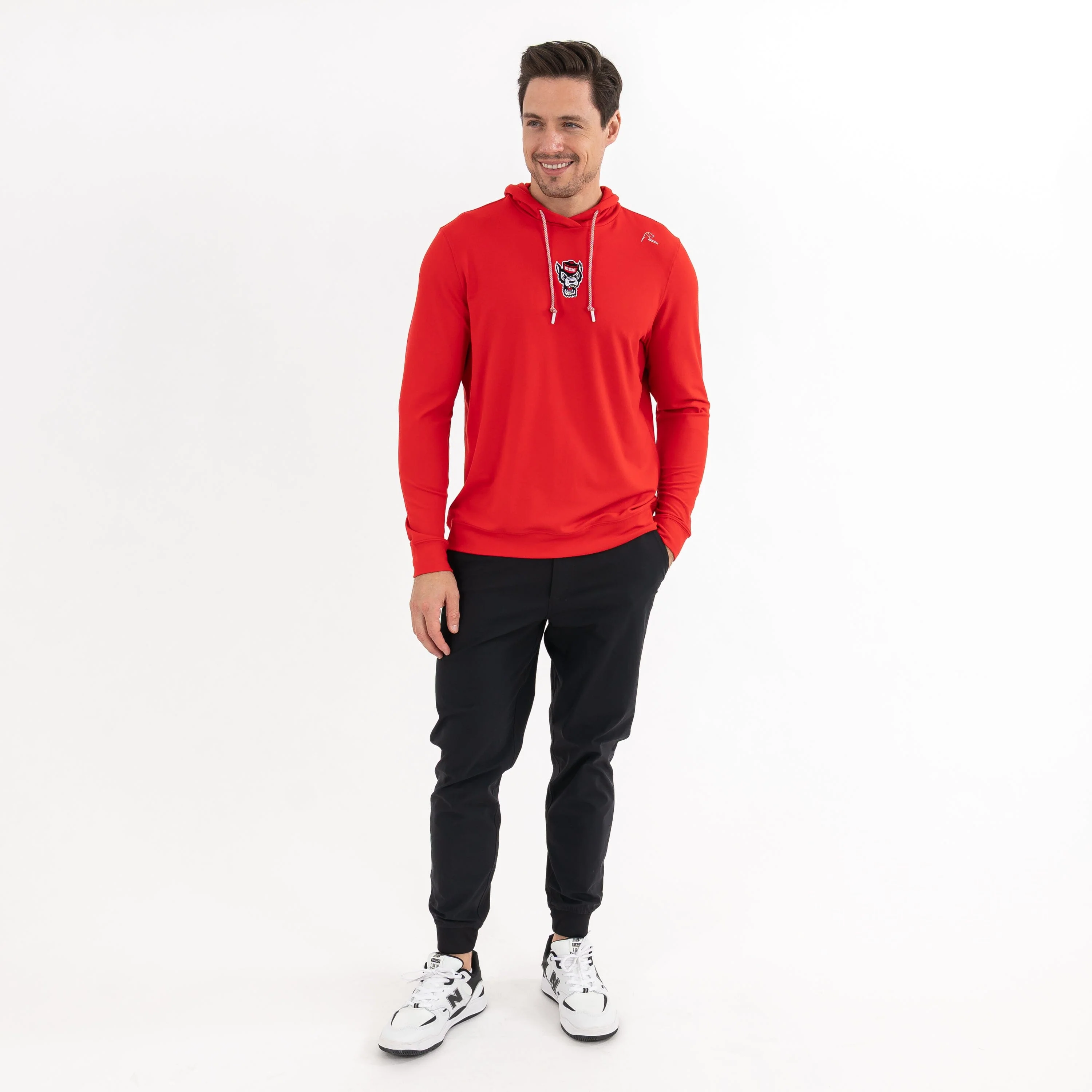 Hesi Collegiate Hoodie - NC State | Solid - Cherry Red - NC State - 1 - Image 7