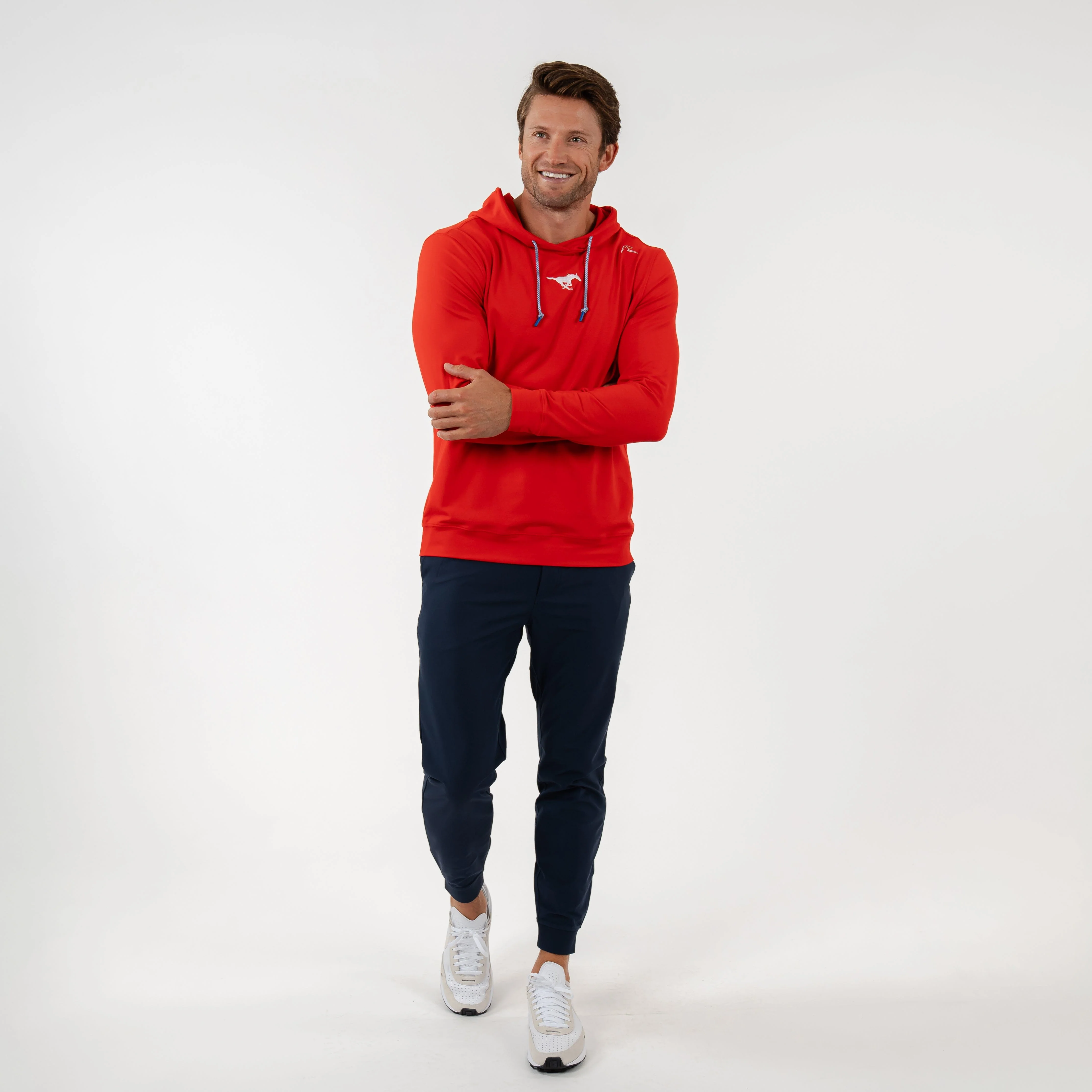Hesi Collegiate Hoodie - SMU | Solid - Cherry Red - SMU - 1 - Image 3