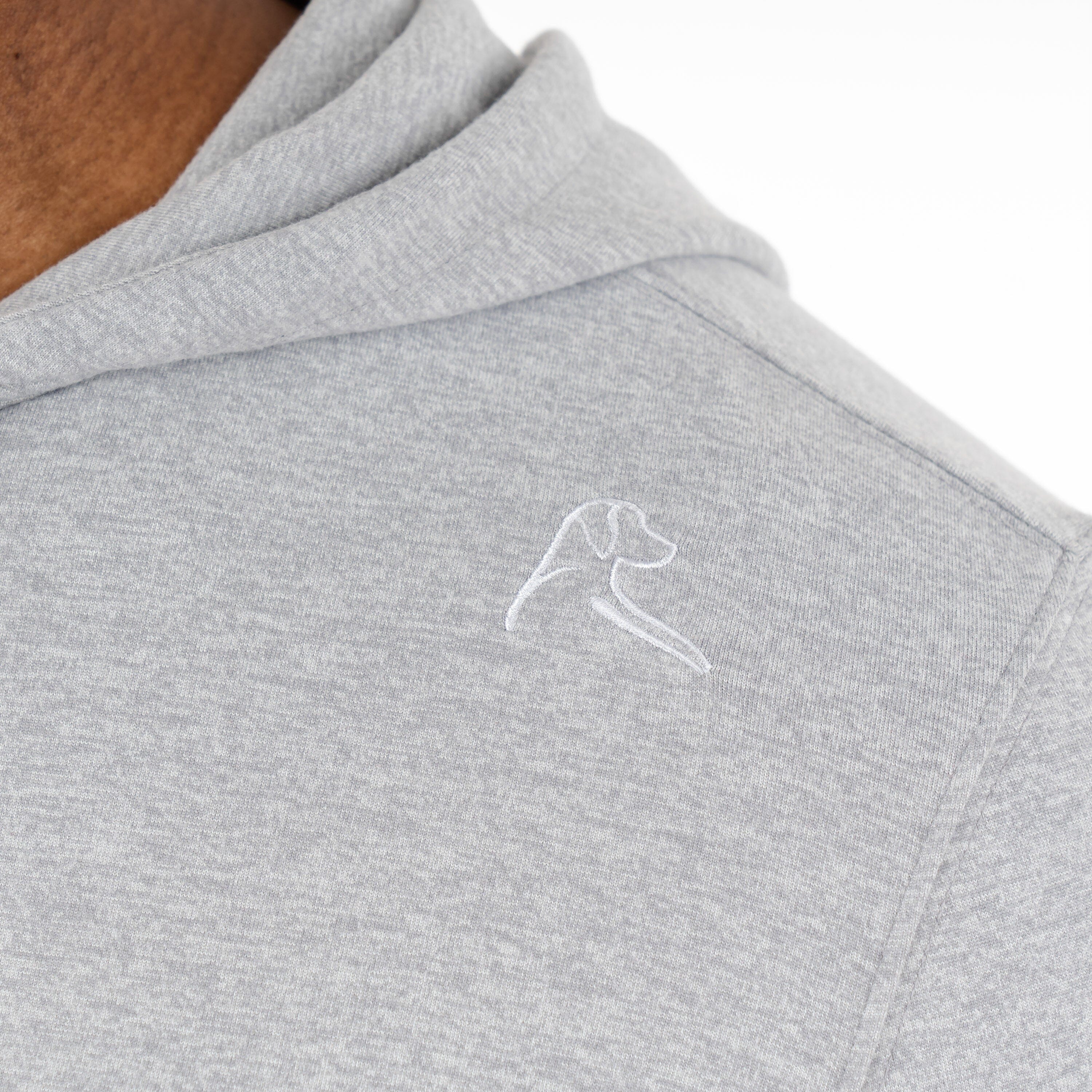 Hesi Collegiate Hoodie - Virginia Tech | Heather - Stainless Steel/White - Virginia Tech - 1 - Image 4