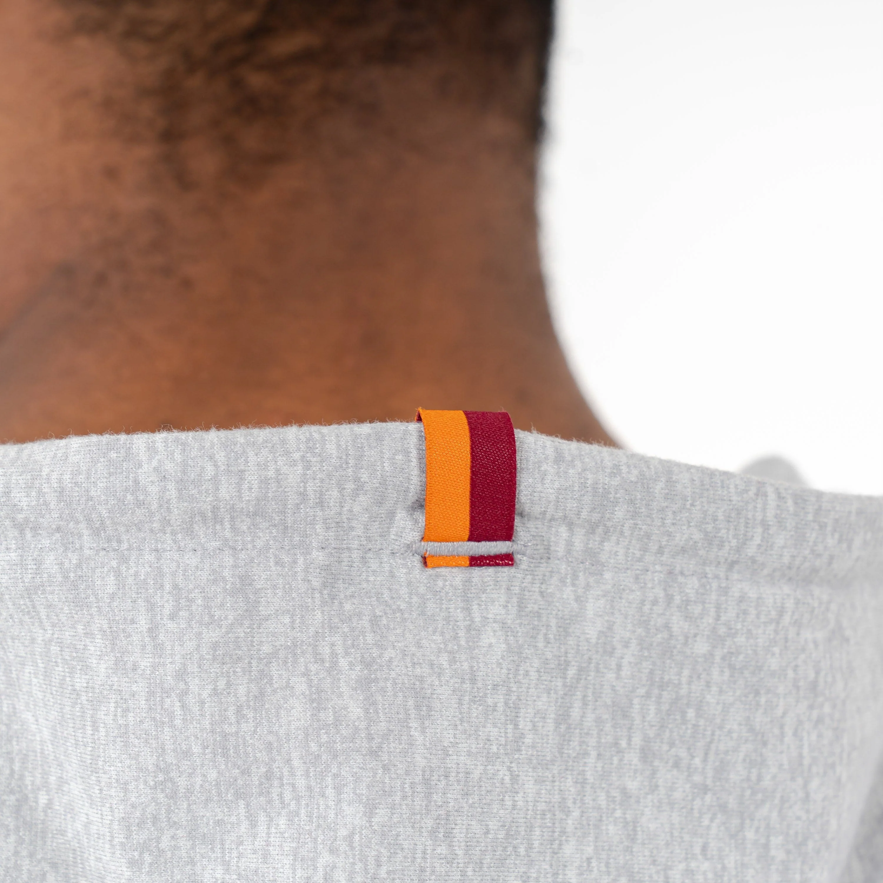 Hesi Collegiate Hoodie - Virginia Tech | Heather - Stainless Steel/White - Virginia Tech - 1 - Image 5