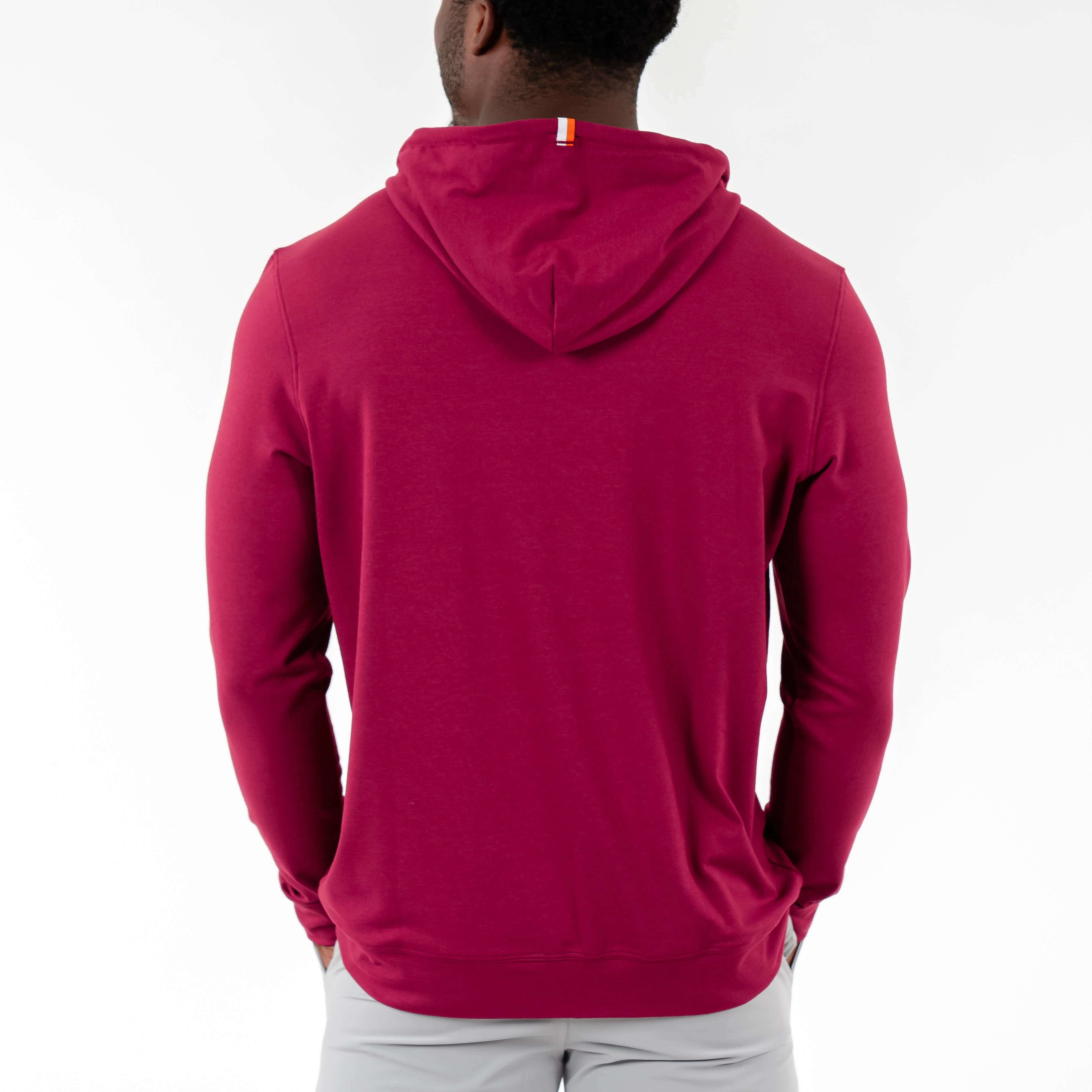 Hesi Collegiate Hoodie - Virginia Tech | Solid - Dark Maroon - Virginia Tech - 1 - Image 5
