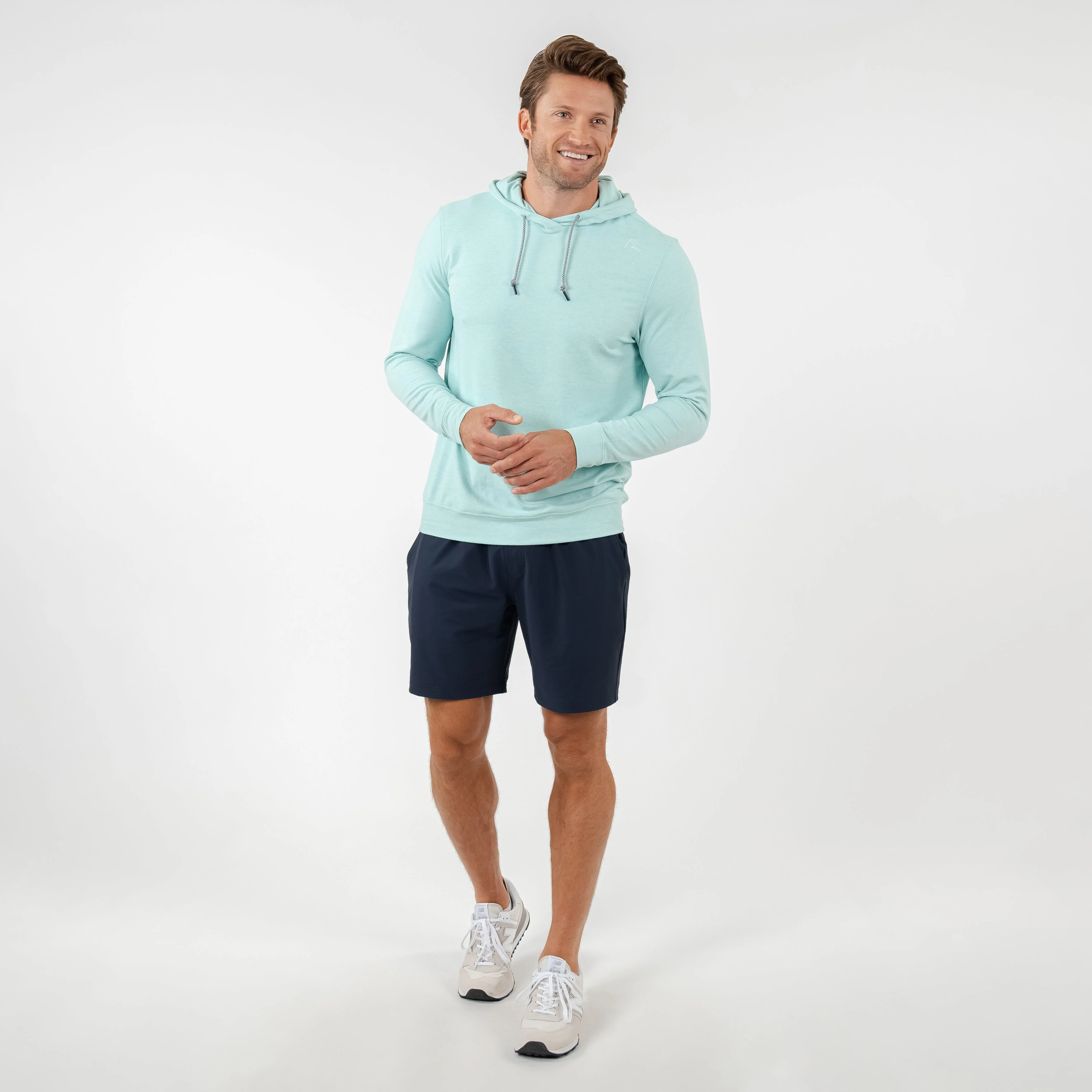 Hesi Performance Hoodie | Heather - Antigua Green/Seafoam - Image 4