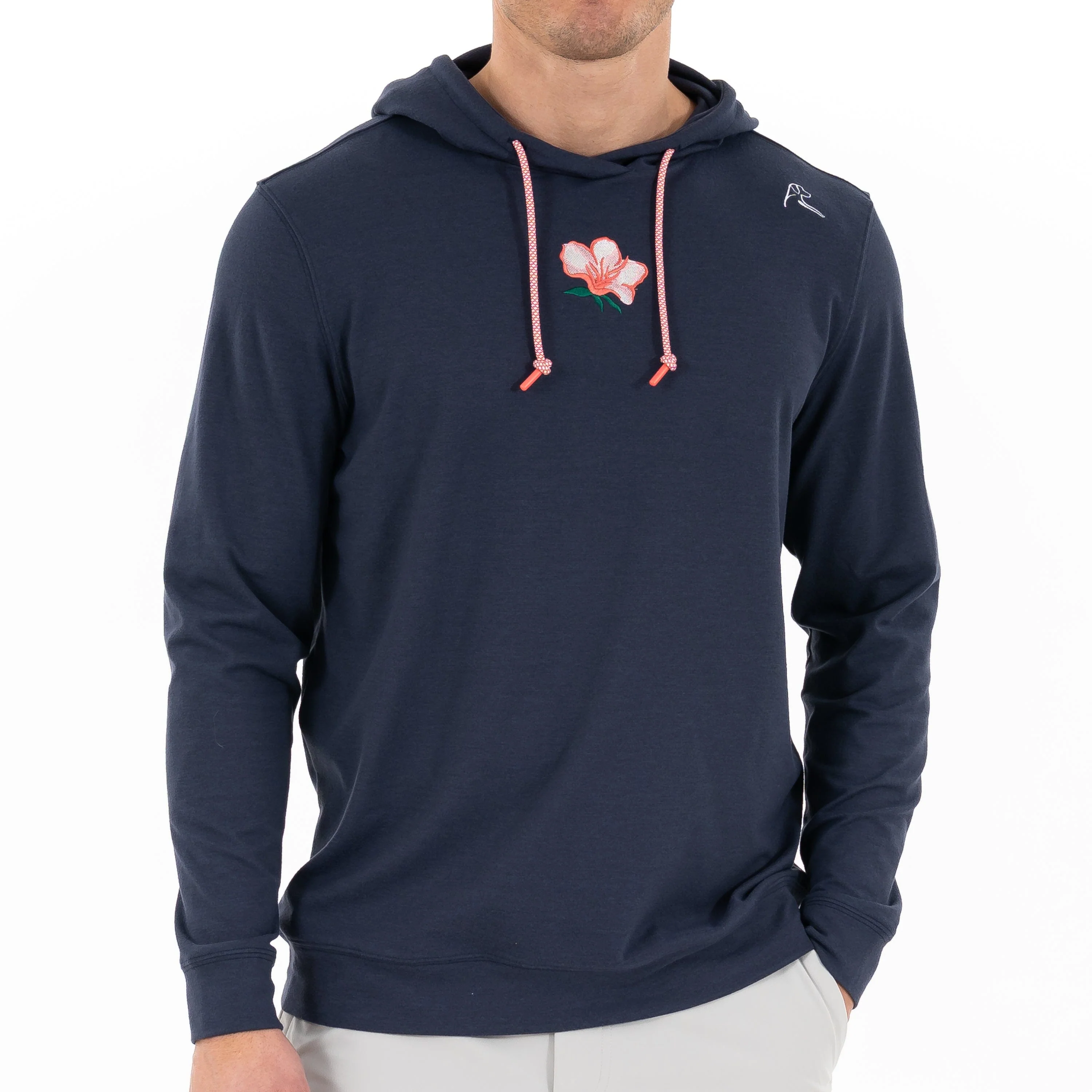Hesi Performance Hoodie | Solid - Fleet Navy - Azalea - Image 3