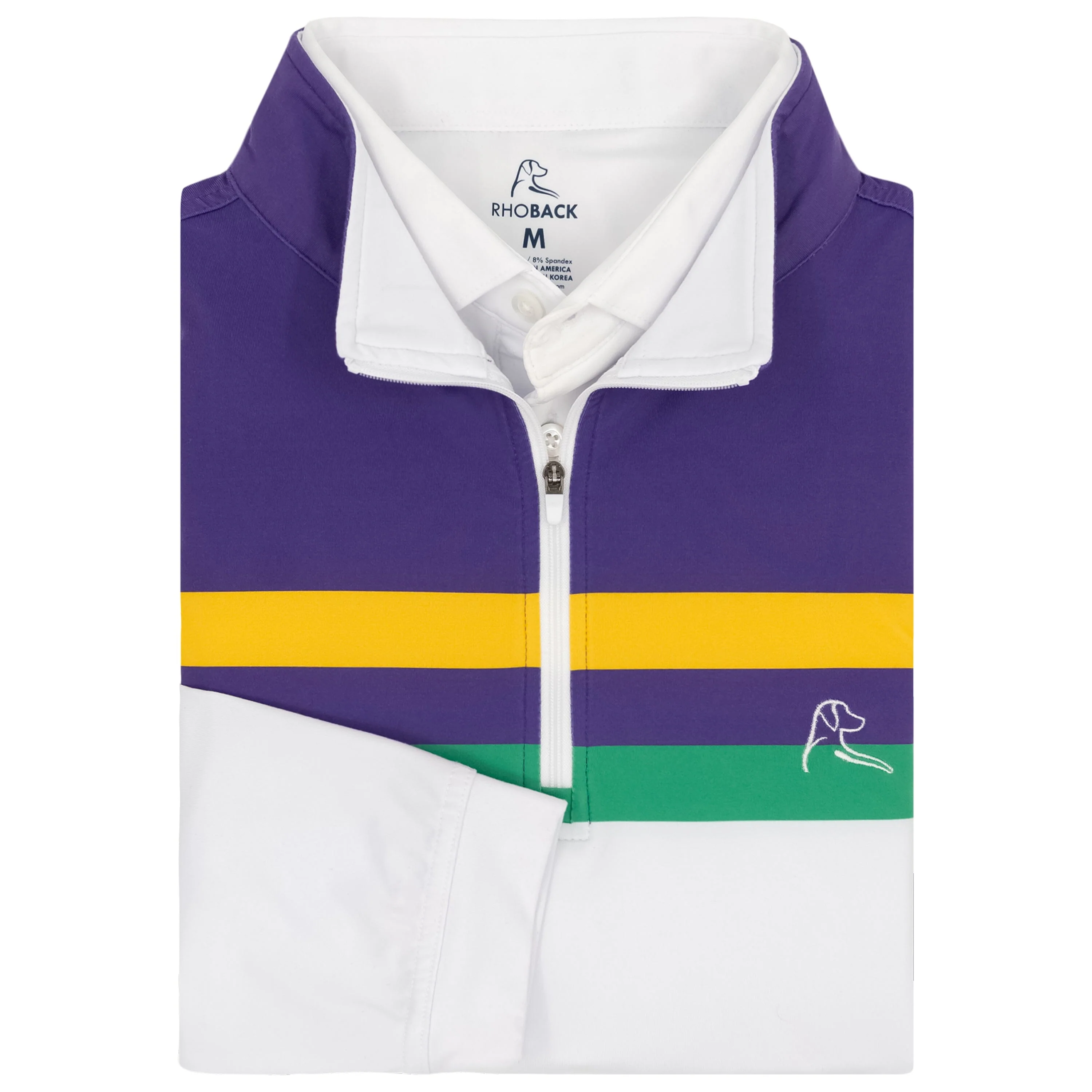 Horizon Block Performance Q-Zip | The Horizon Block - White/Reauxback Purple