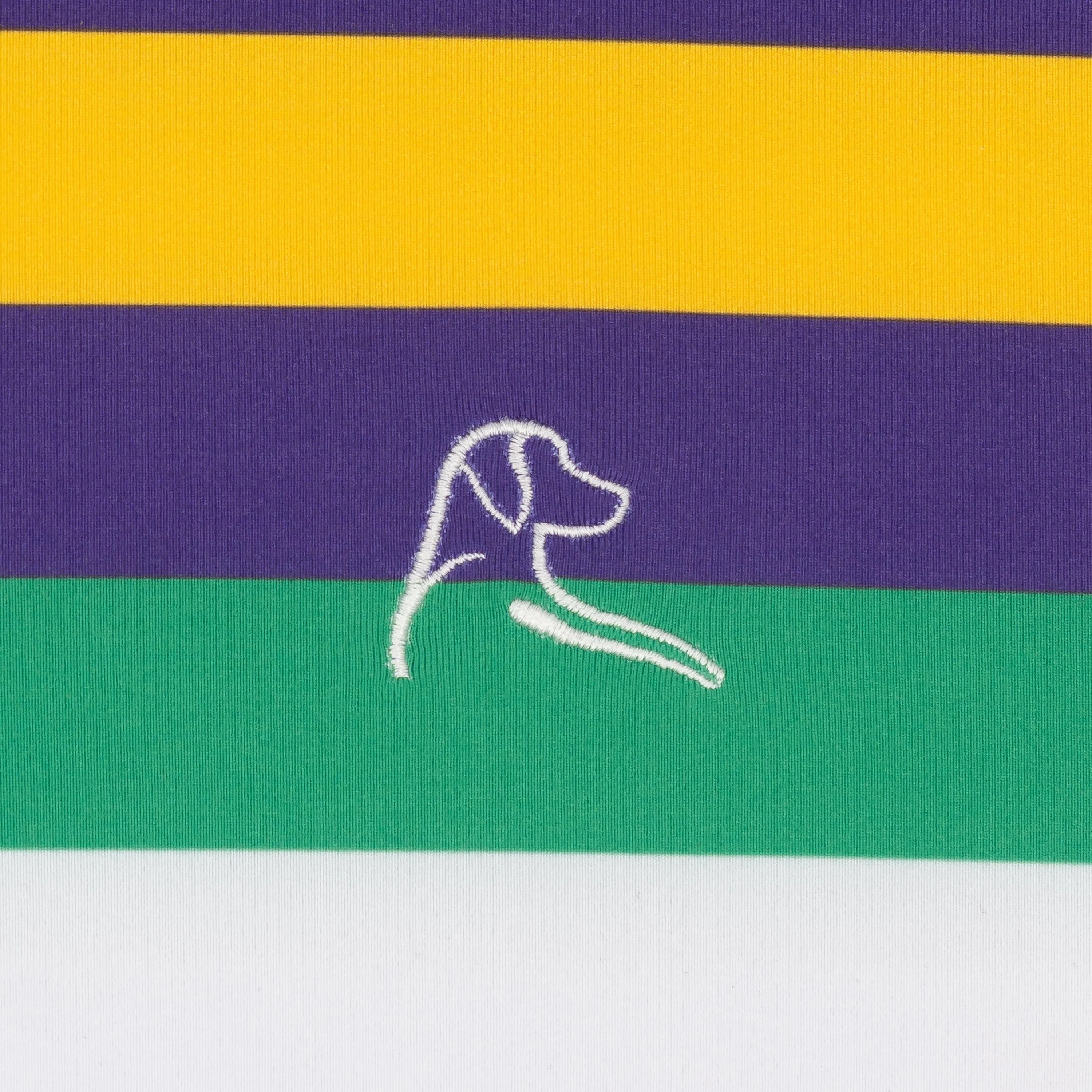 Horizon Block Performance Q-Zip | The Horizon Block - White/Reauxback Purple - Image 3