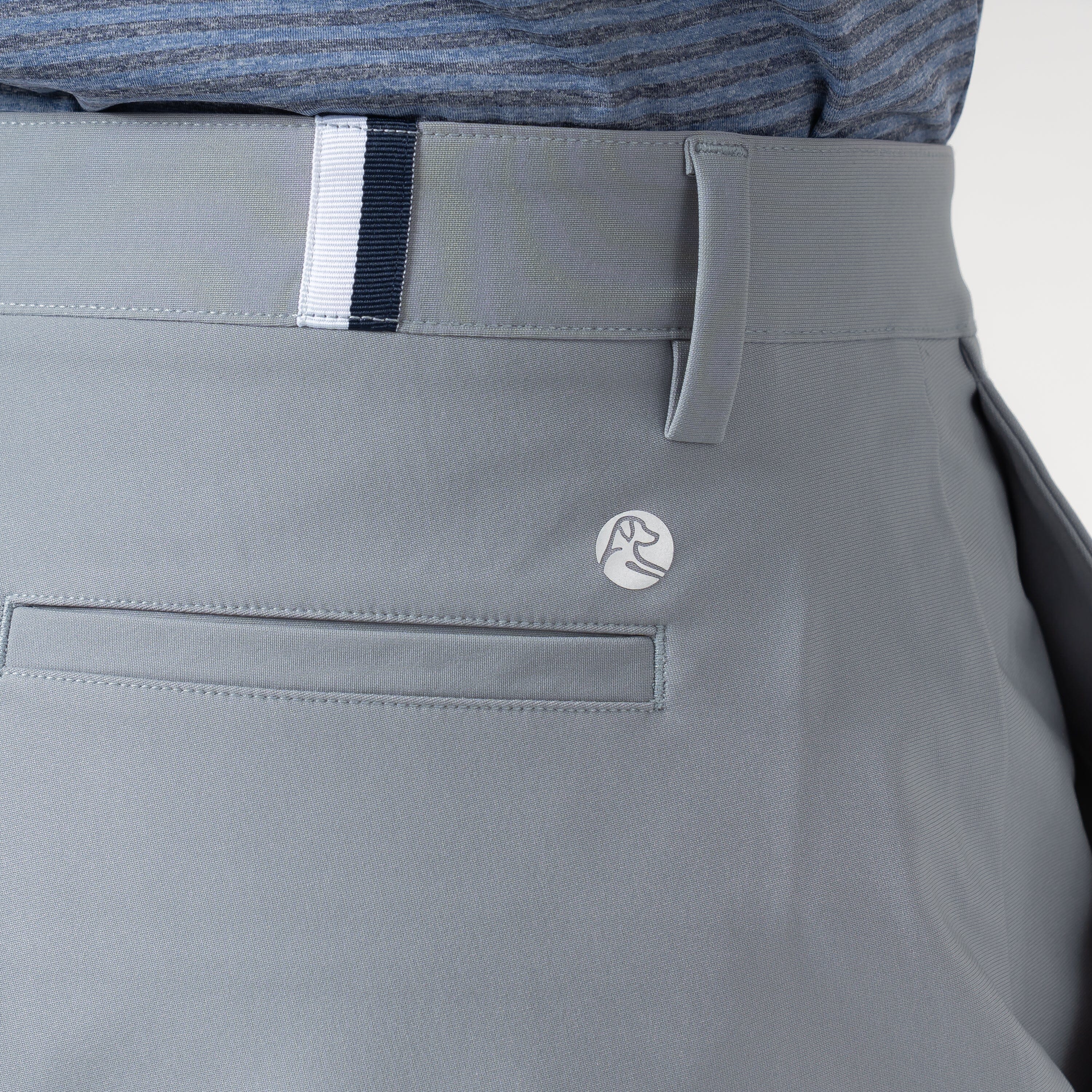 Looper Delta Short | Solid - Thunder Grey - Image 5