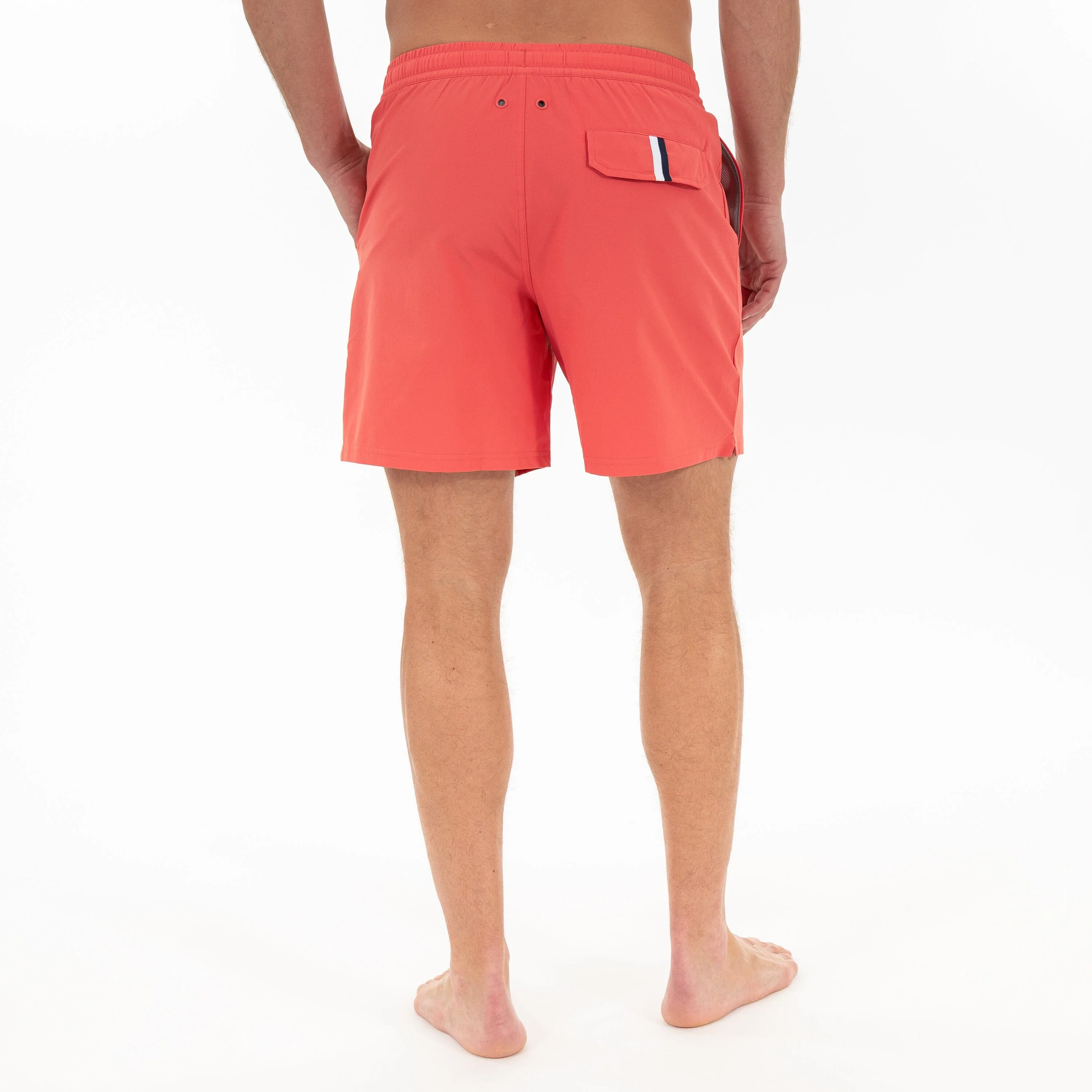 Medley Swim Trunk | Solid - Sorbet Red - Image 11