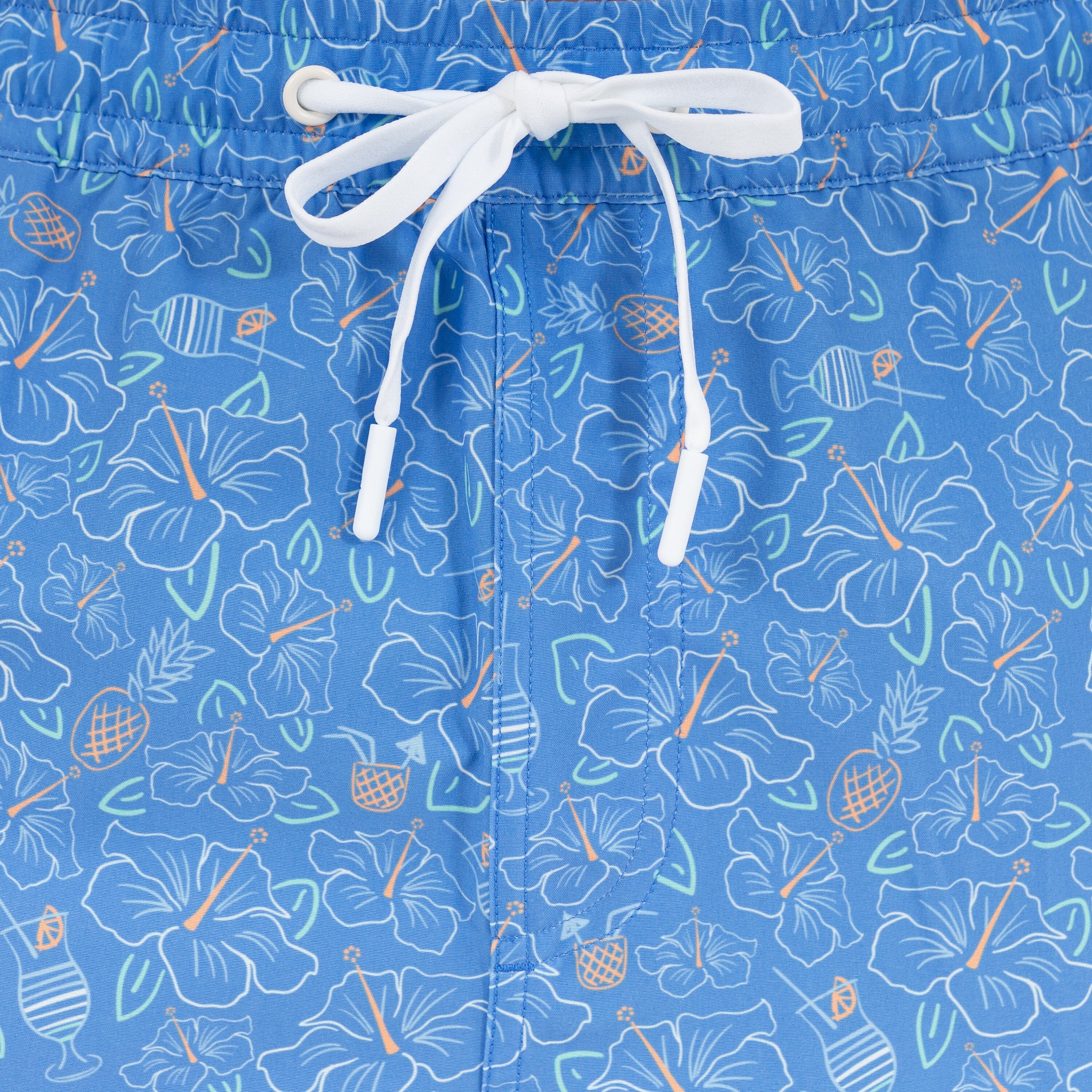 Medley Swim Trunk | The All-Inclusive - Caicos Blue/Mint Green - Image 8