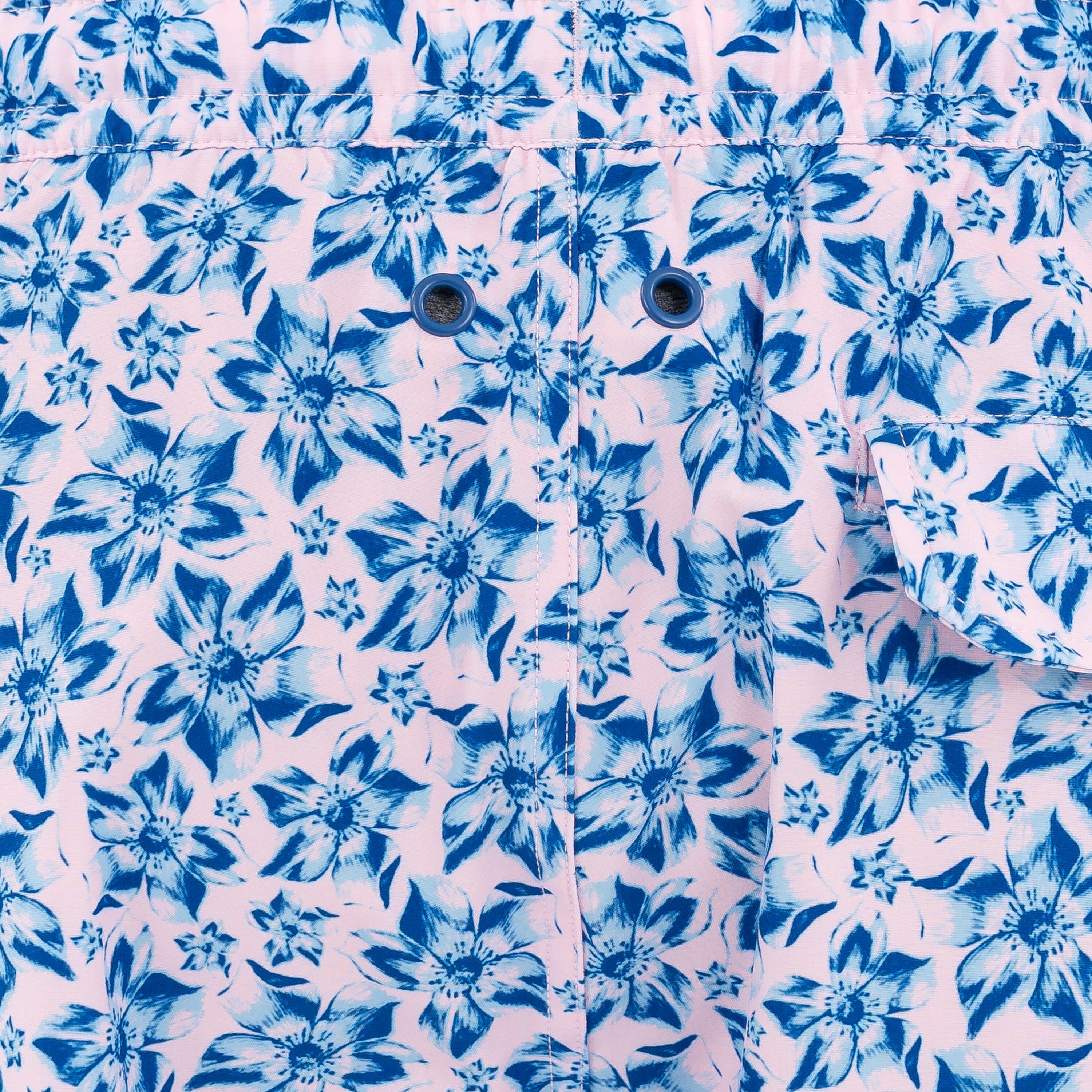 Medley Swim Trunk | The O'ahu - Lotus Pink/Ocean Blue - Image 8