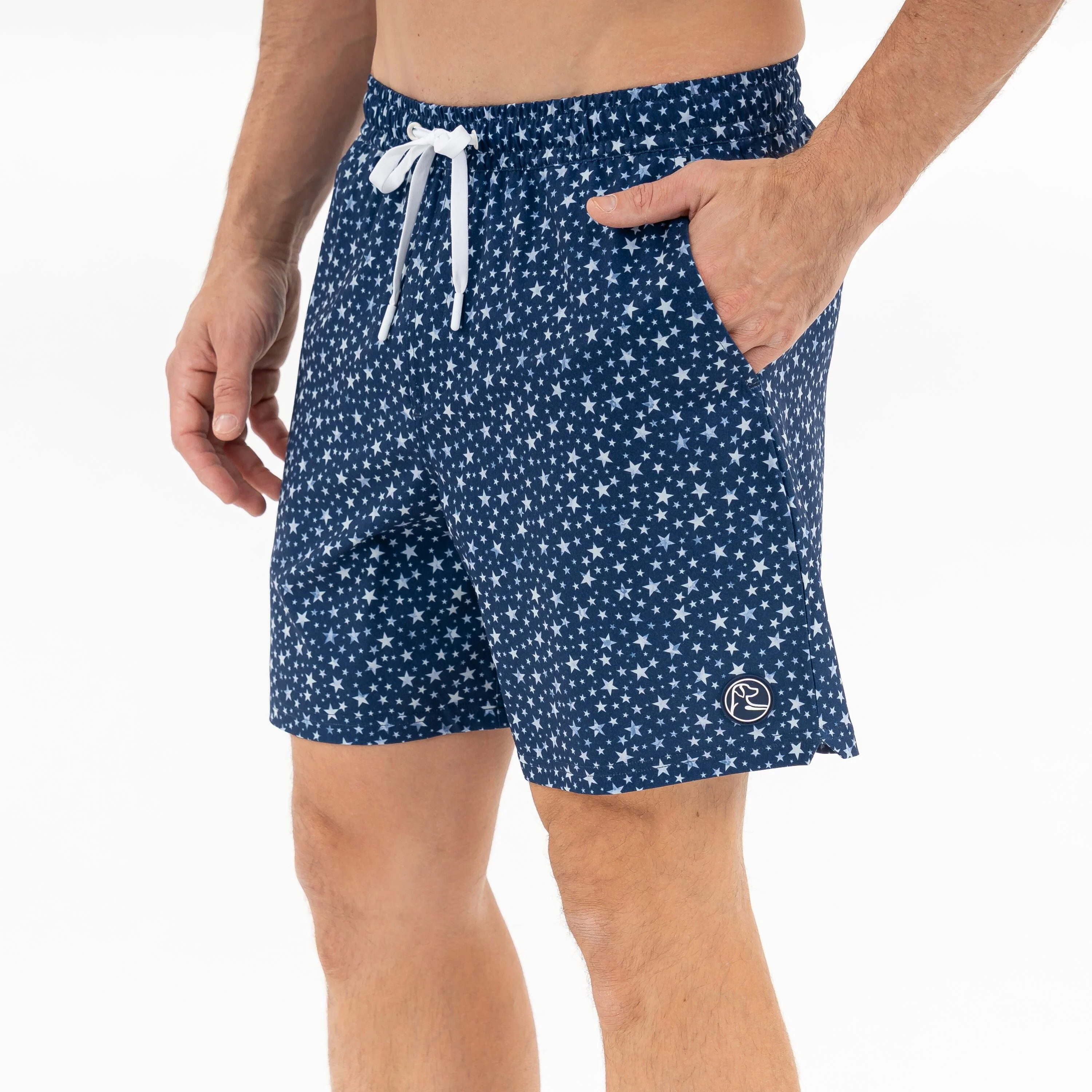 Medley Swim Trunk | The Starlight - Admiral Navy/Mist Blue - Image 9