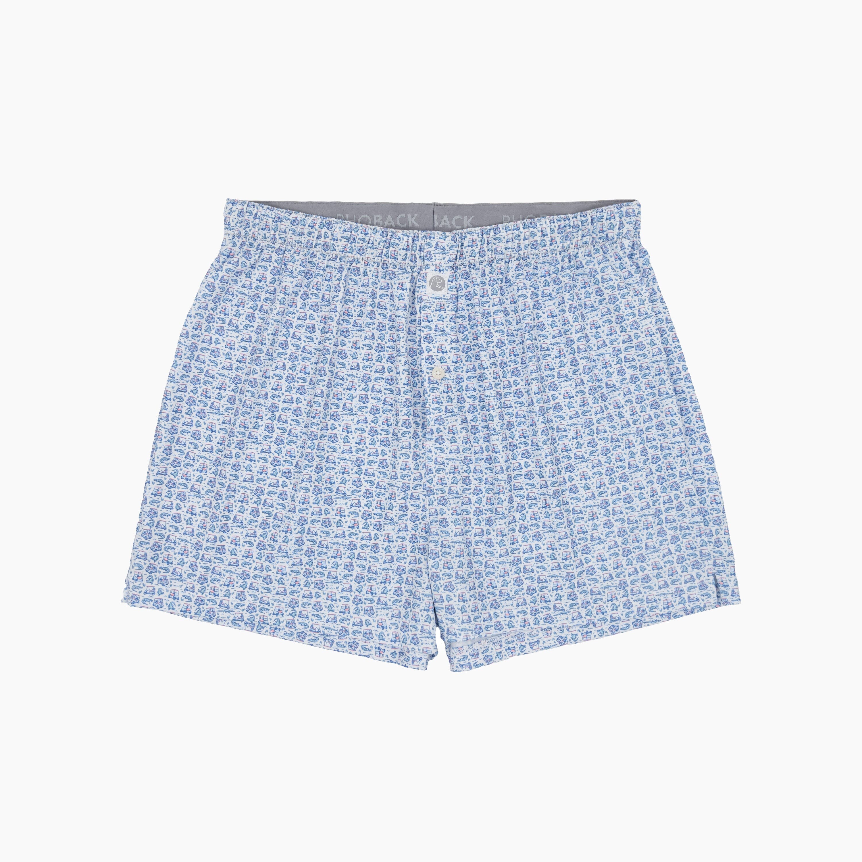 Breeze Performance Boxer | The Chubbs 3.0 - White/Bunker Blue