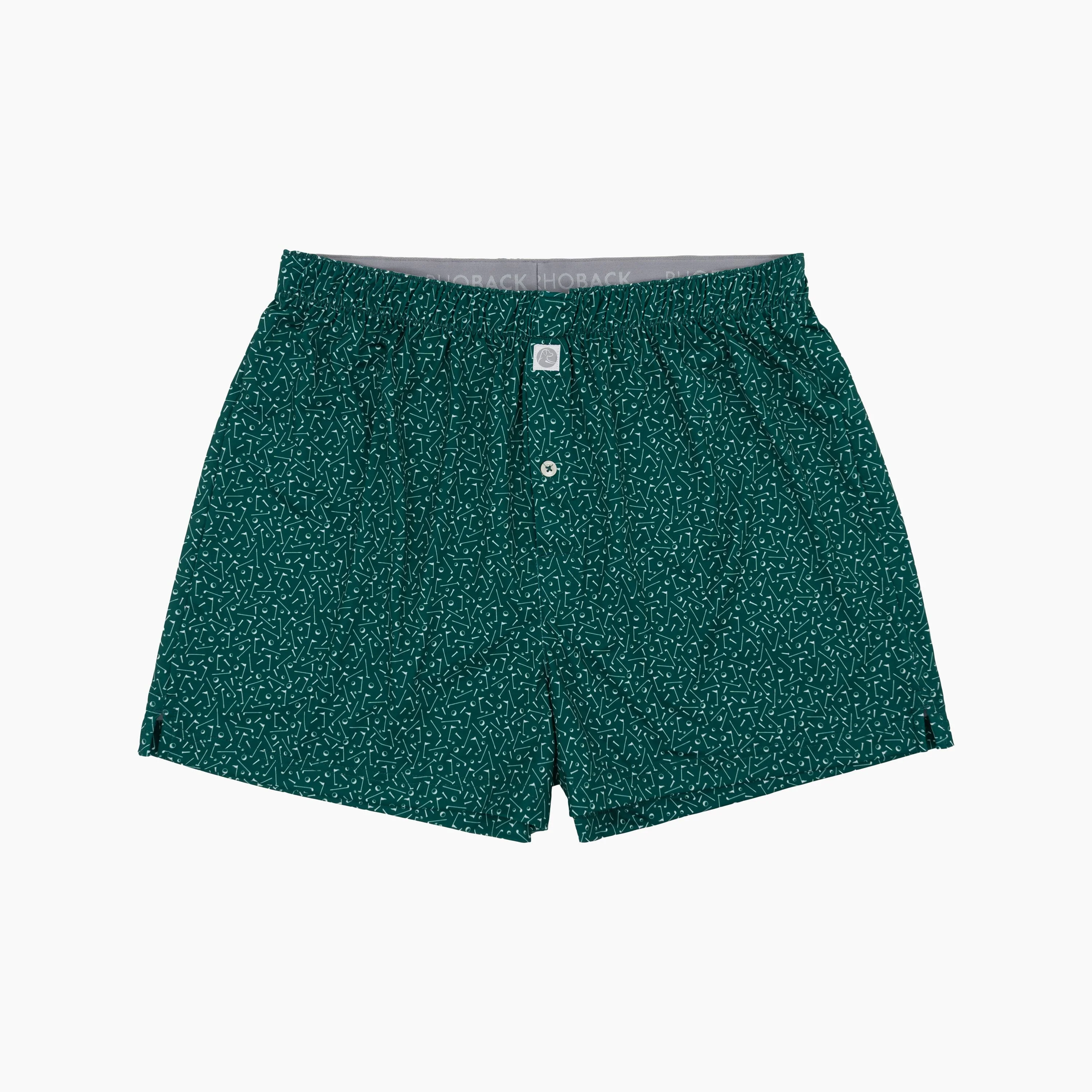 Breeze Performance Boxer | The Mulligan - Fairway Green/White