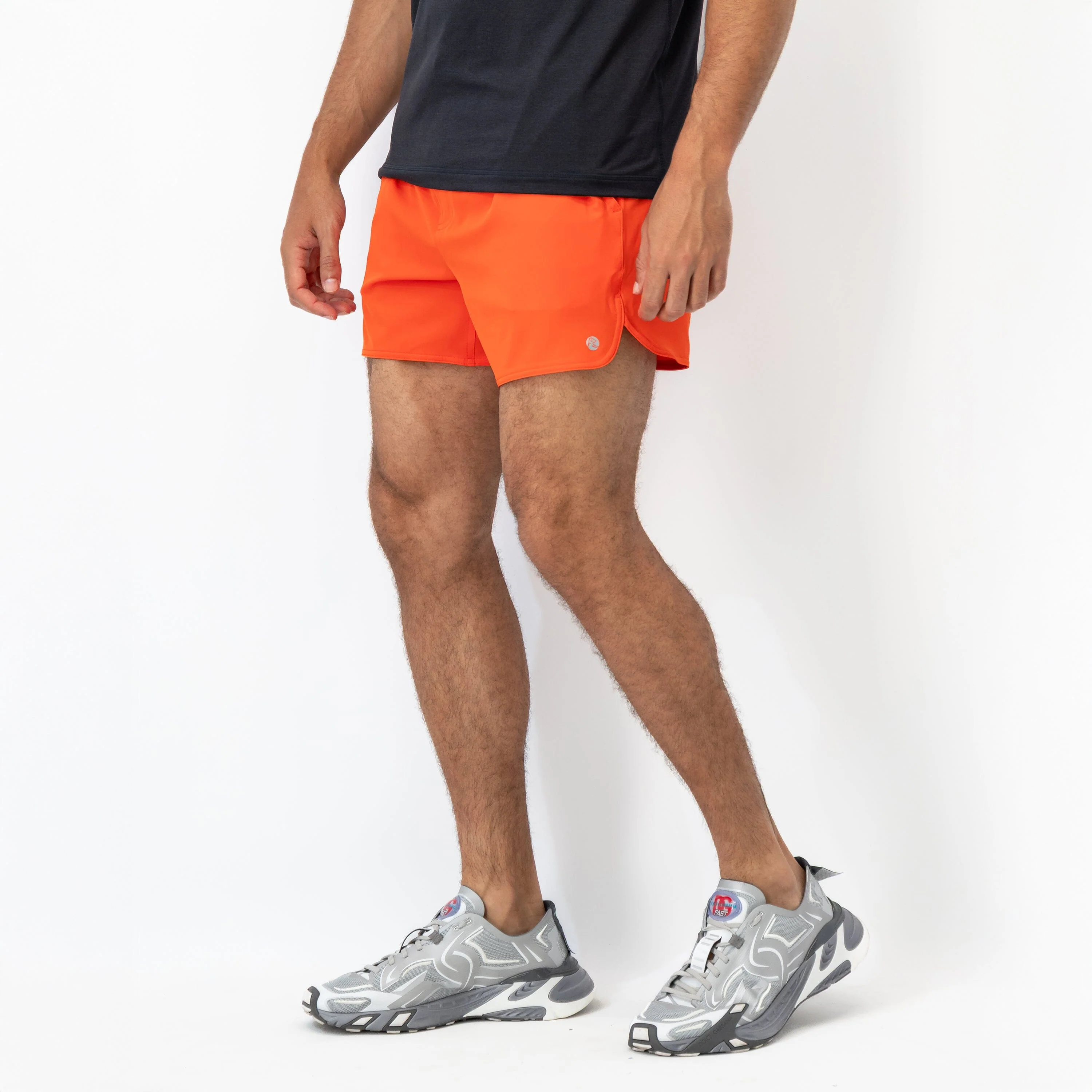 Grit Gym Short - 5" | Solid - Fire Orange - Image 4