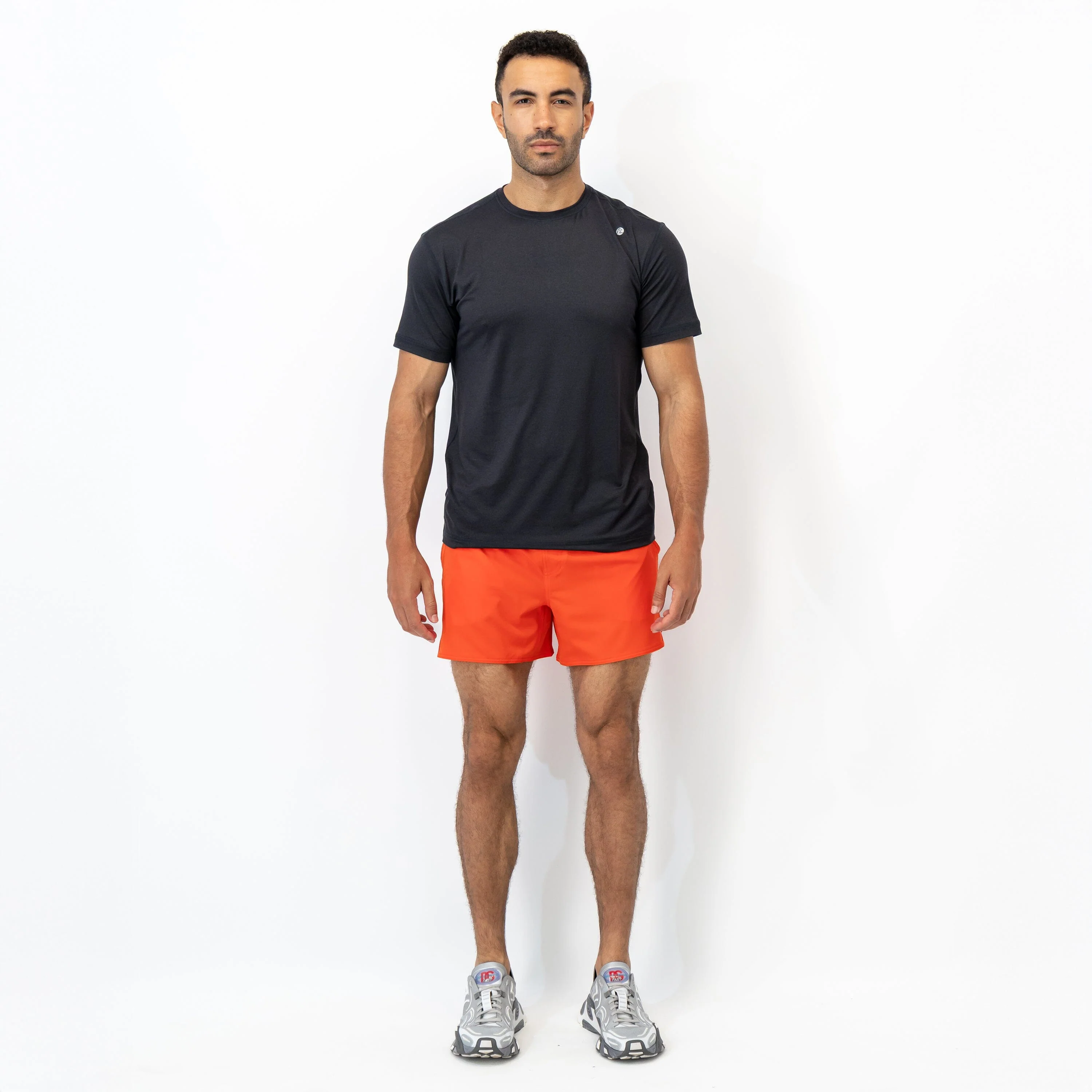 Grit Gym Short - 5" | Solid - Fire Orange - Image 6