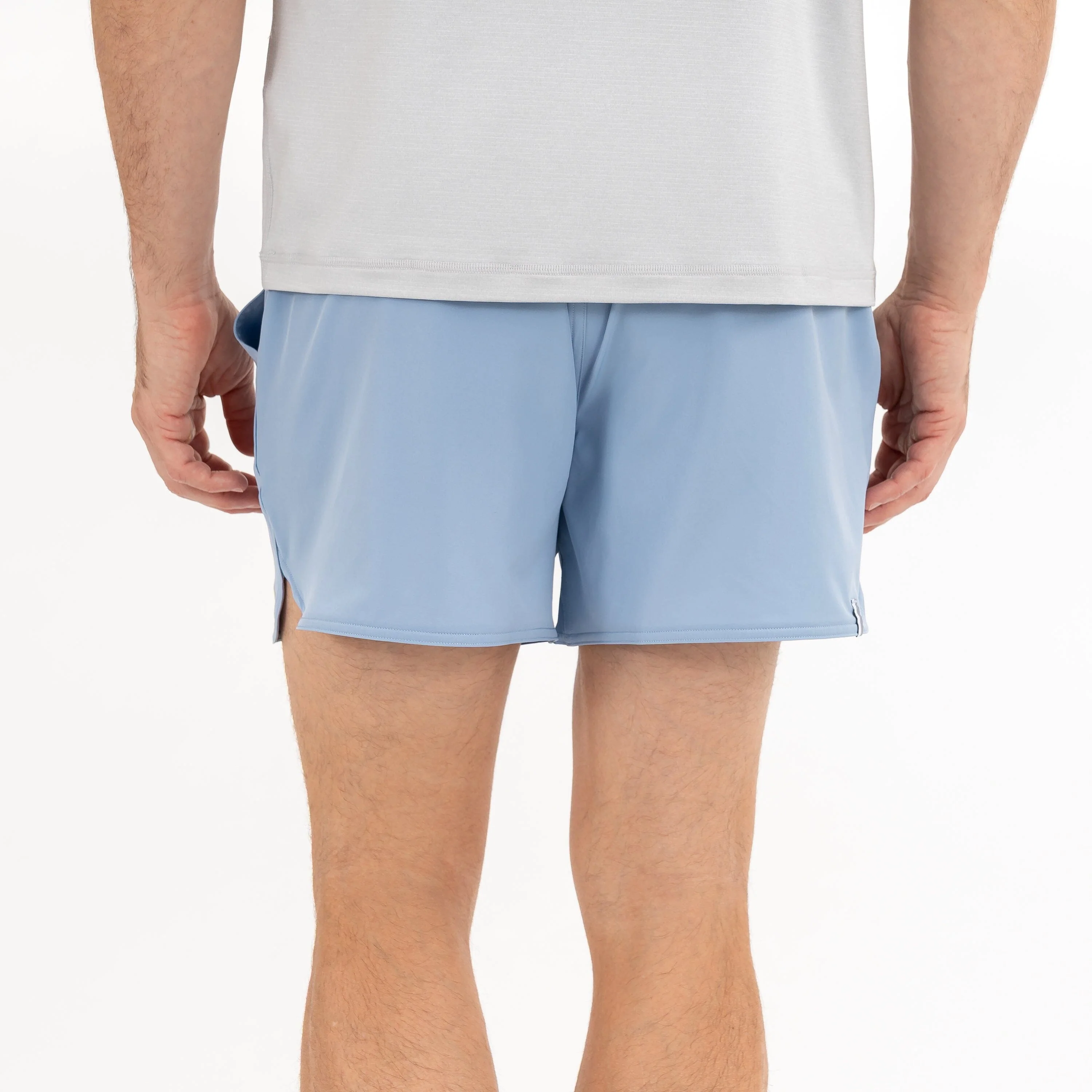 Grit Gym Short - 5" | Solid - Ice Pick Blue - Image 2