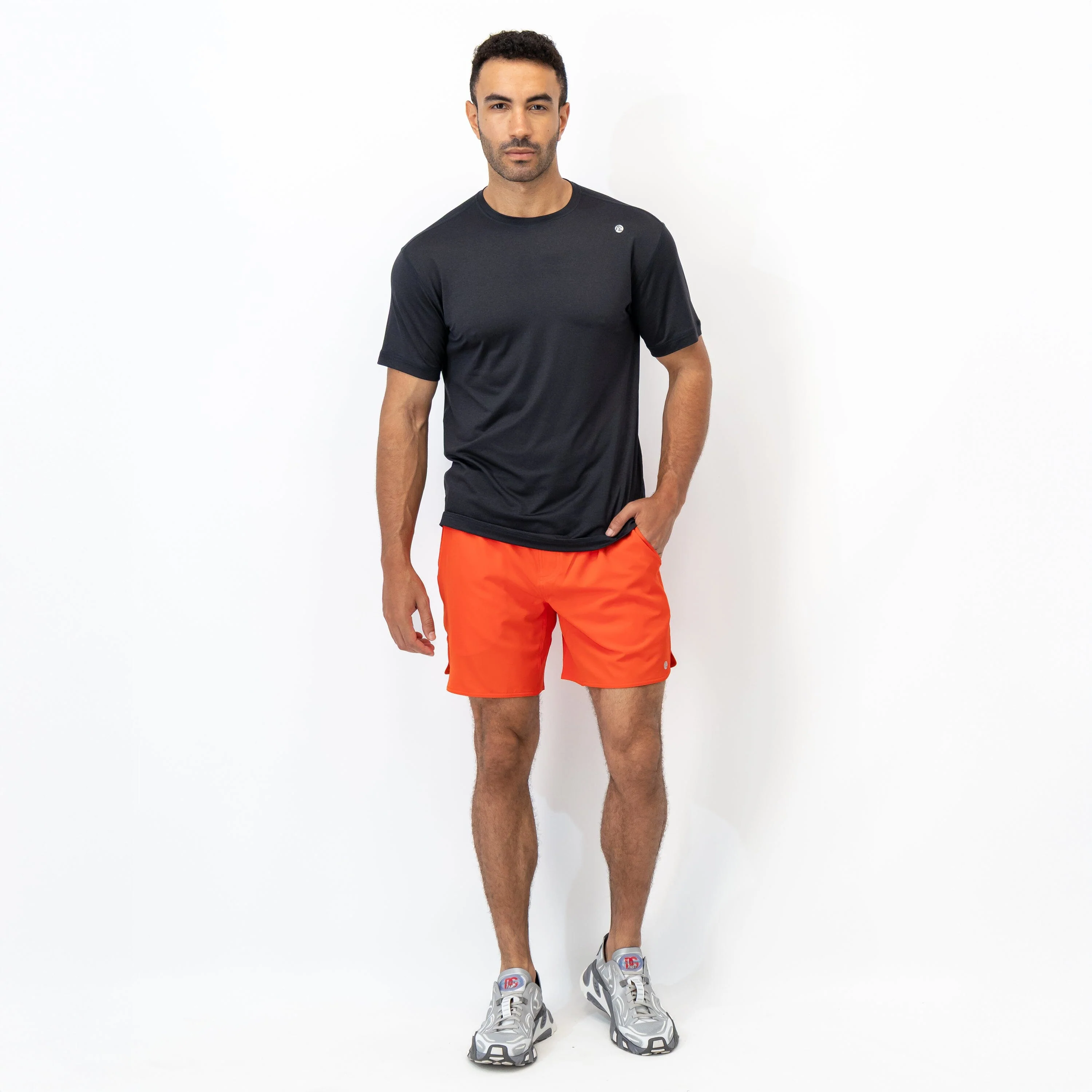 Grit Gym Short - 7" | Solid - Fire Orange - Image 7