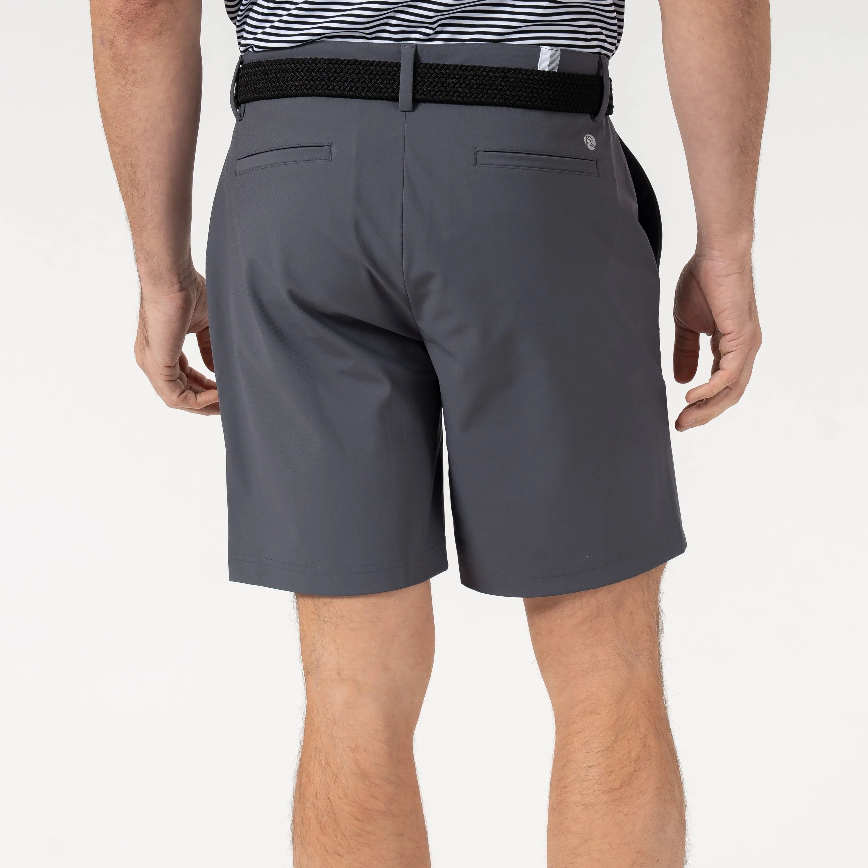 Looper Delta Short | Solid - Charcoal Grey - Image 2