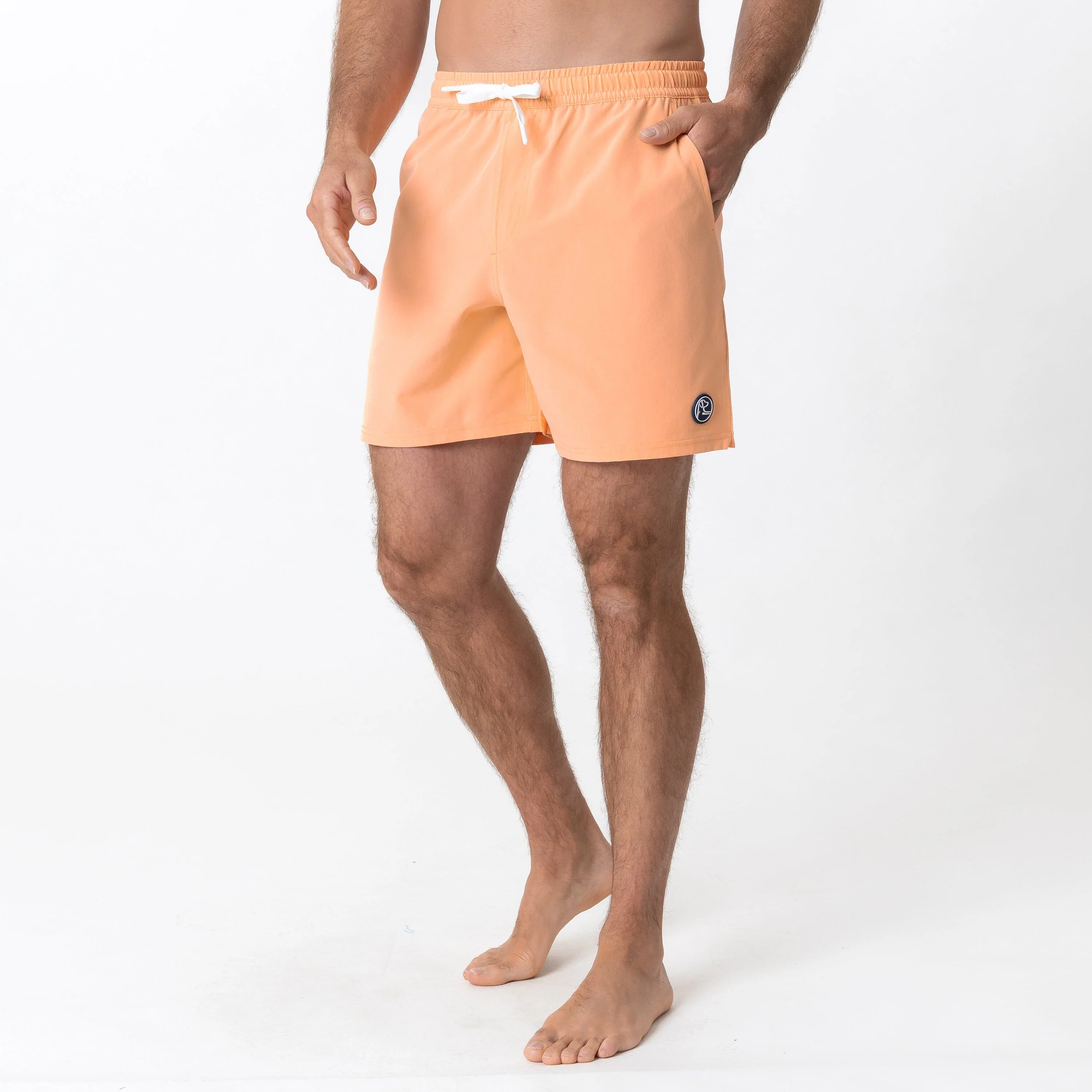 Medley Swim Trunk | Solid - Melon - Image 9