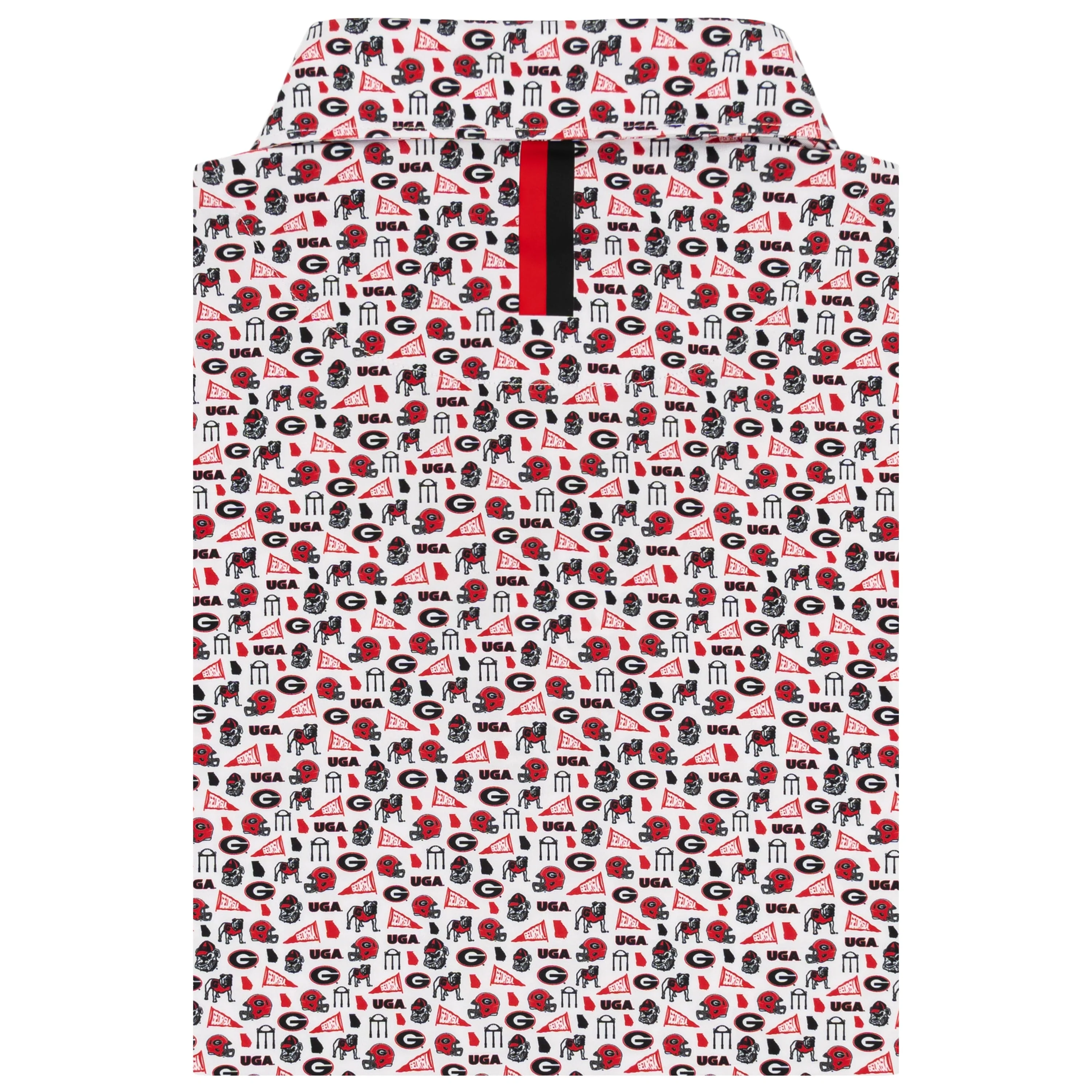 The Georgia Gameday | Collegiate Polo | The Georgia Gameday - White/Roar Red - Image 2