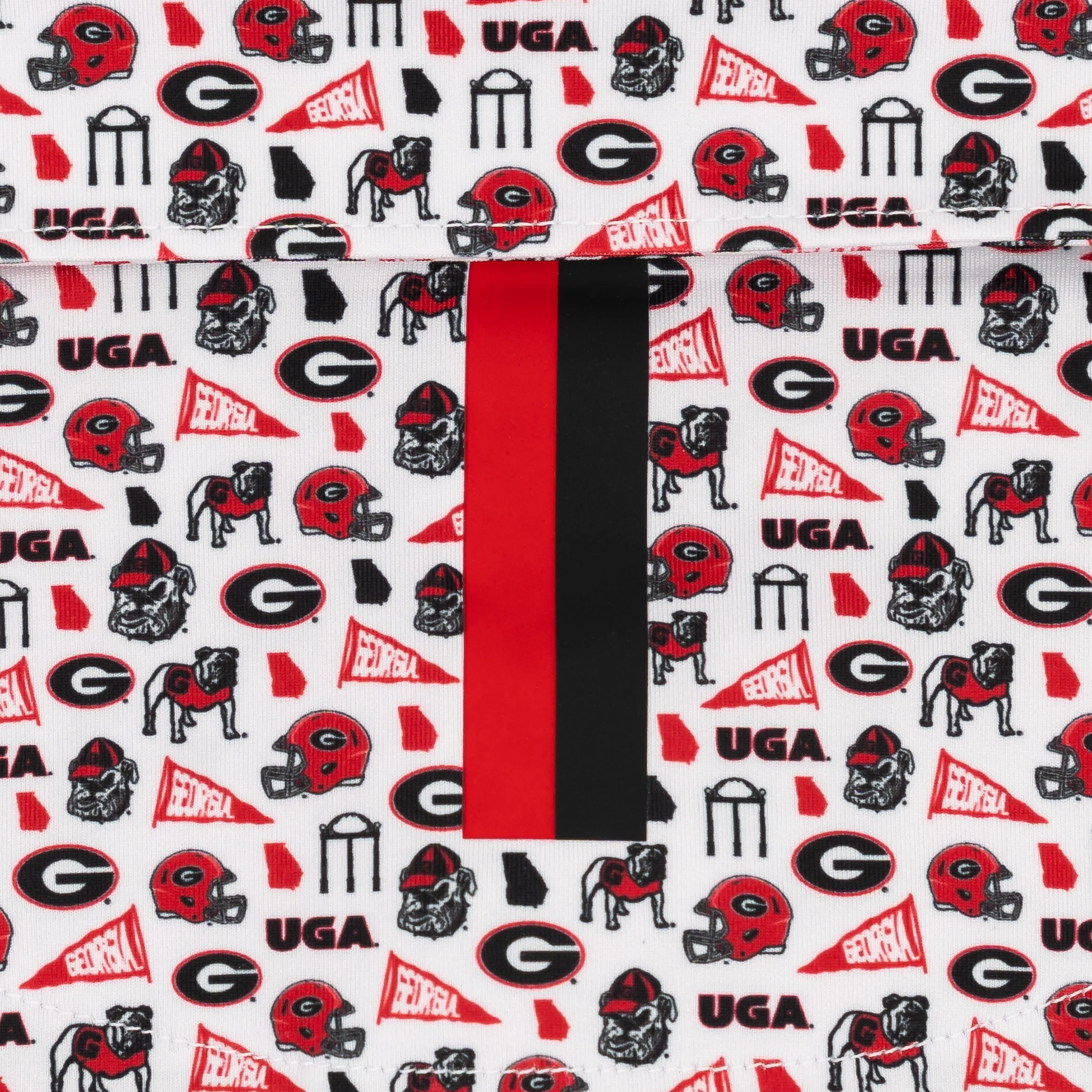 The Georgia Gameday | Collegiate Polo | The Georgia Gameday - White/Roar Red - Image 4