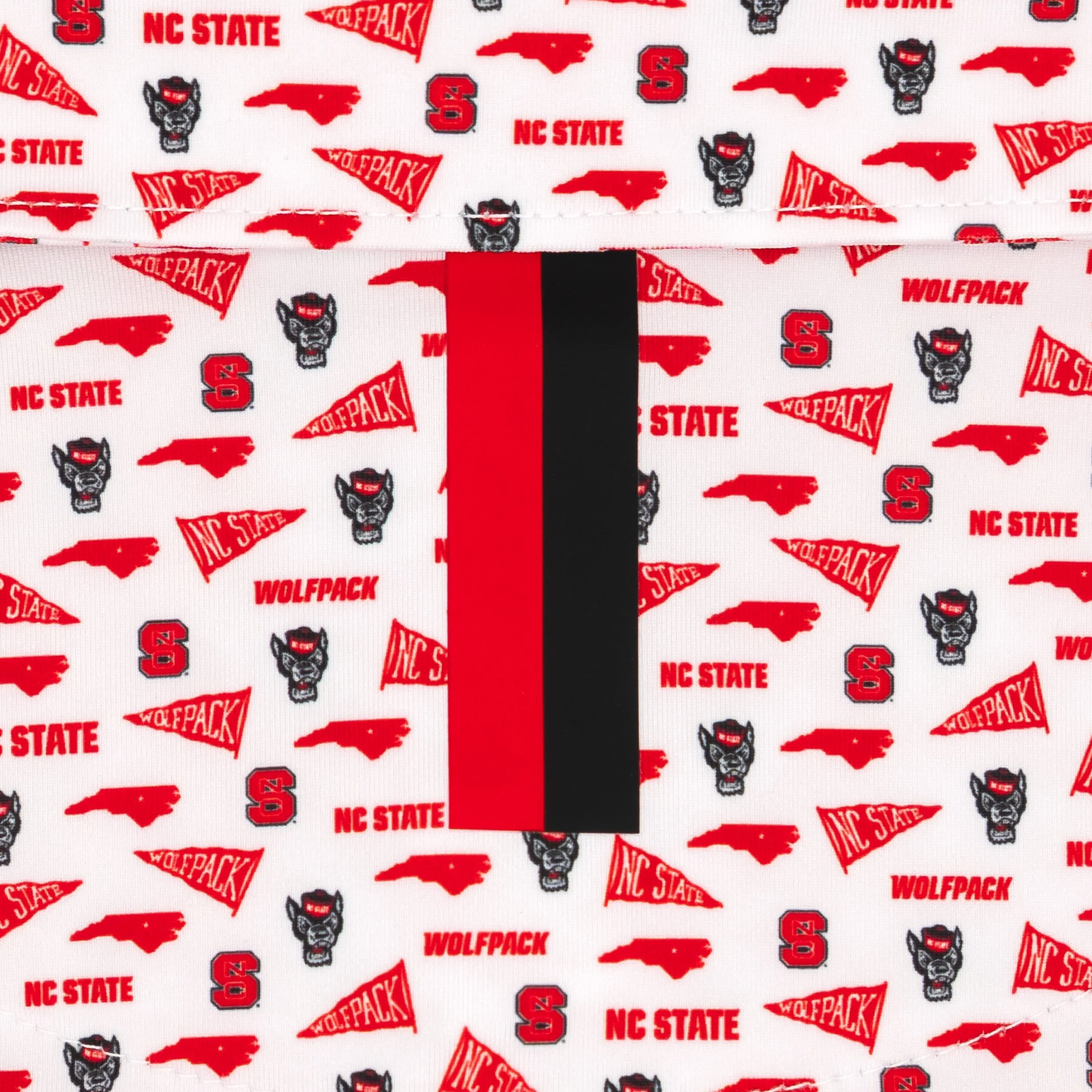 The NC State Gameday | Collegiate Polo | The NC State Gameday - White/Cherry Red - Image 4
