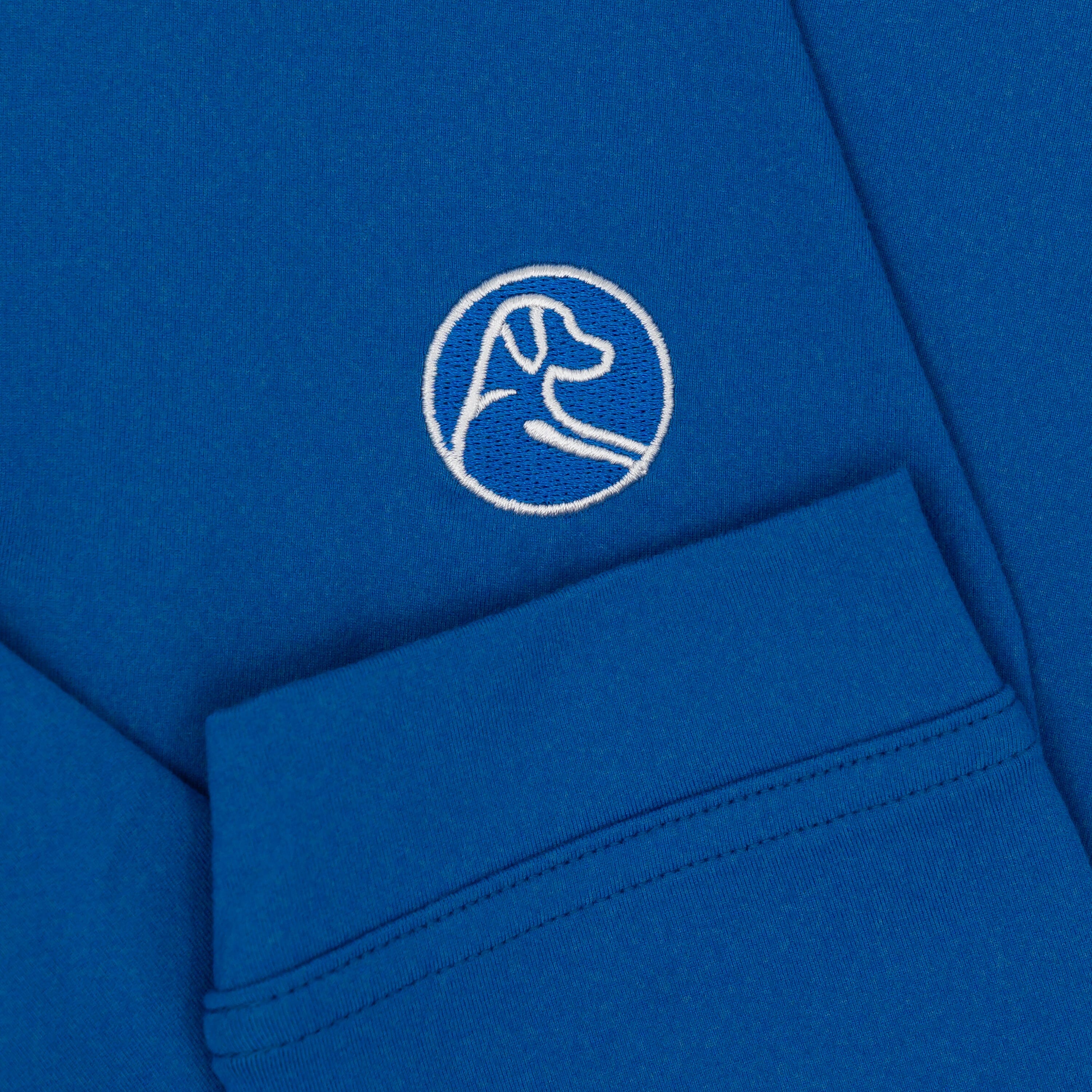 Solid Collegiate Q-Zip - Kansas | Solid - Azure Blue - Kansas - 1 - Image 4