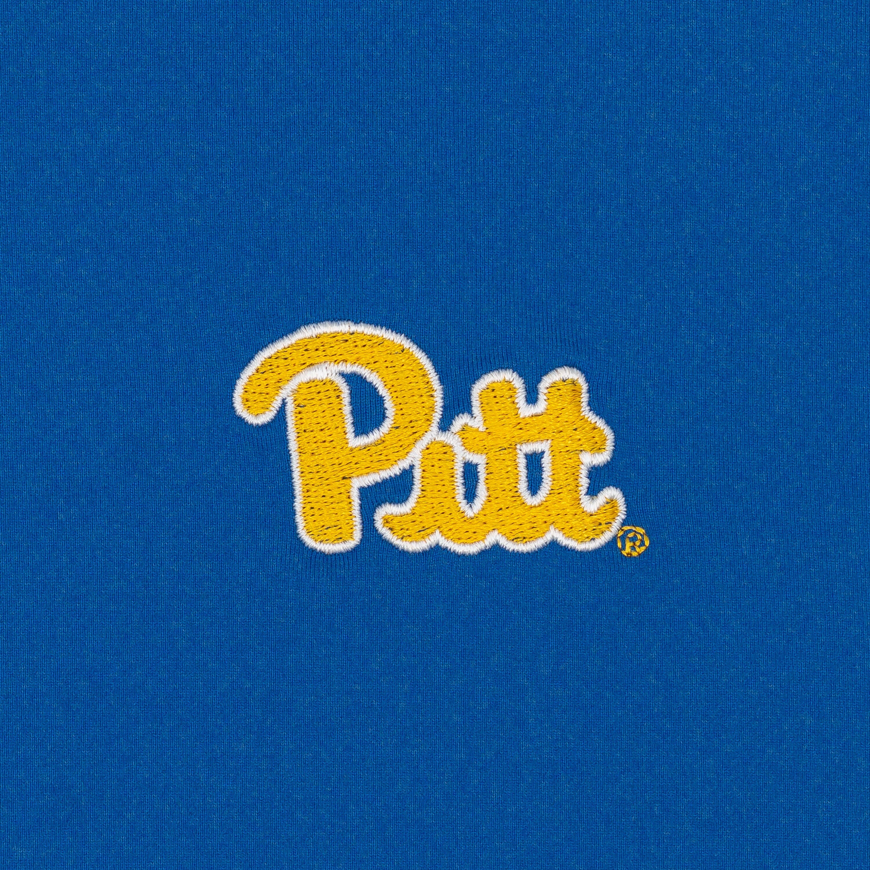 Solid Collegiate Q-Zip - Pitt | Solid - Azure Blue - Pitt - 1 - Image 3