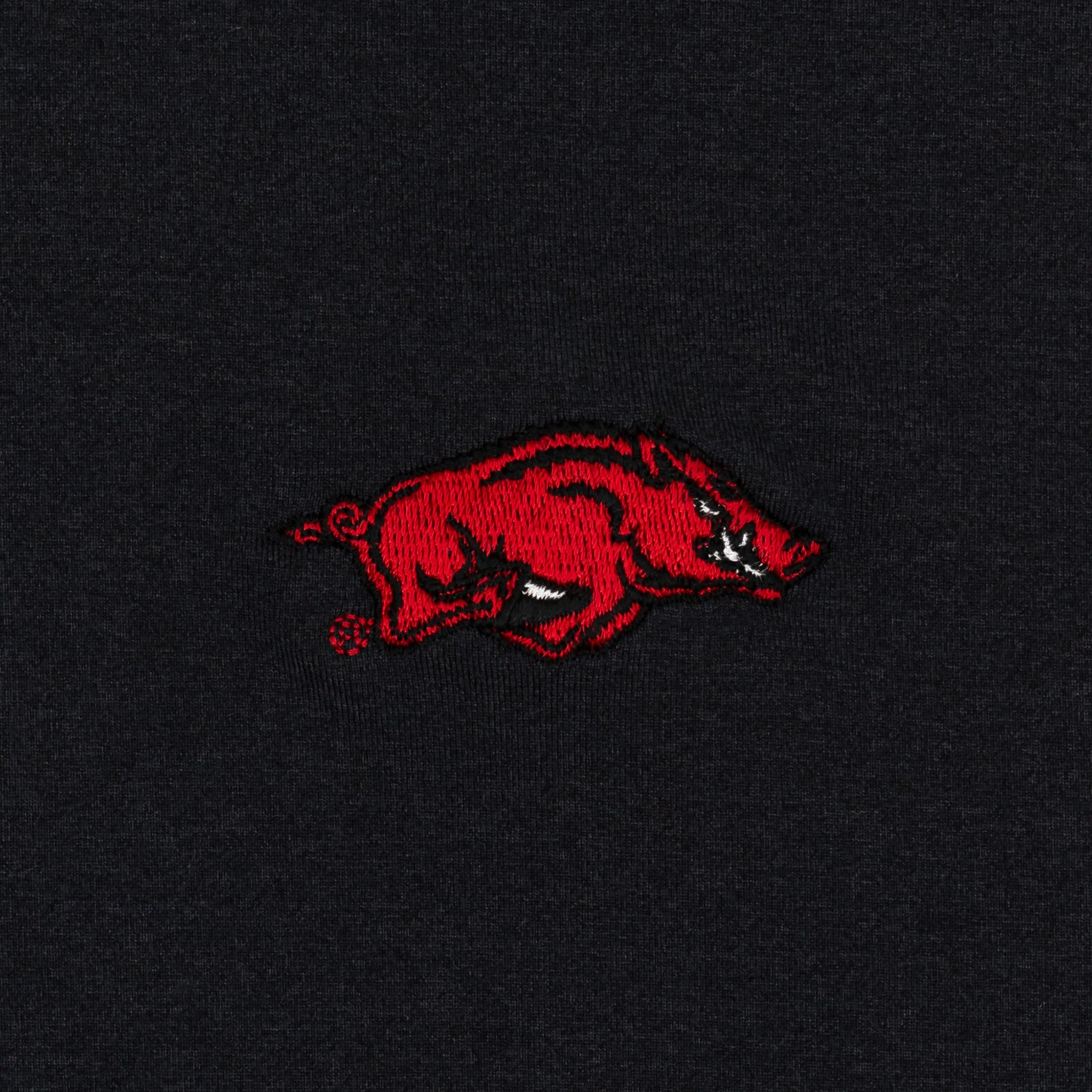 Solid Collegiate Q-Zip - Arkansas | Solid - Black - Arkansas - 1 - Image 3
