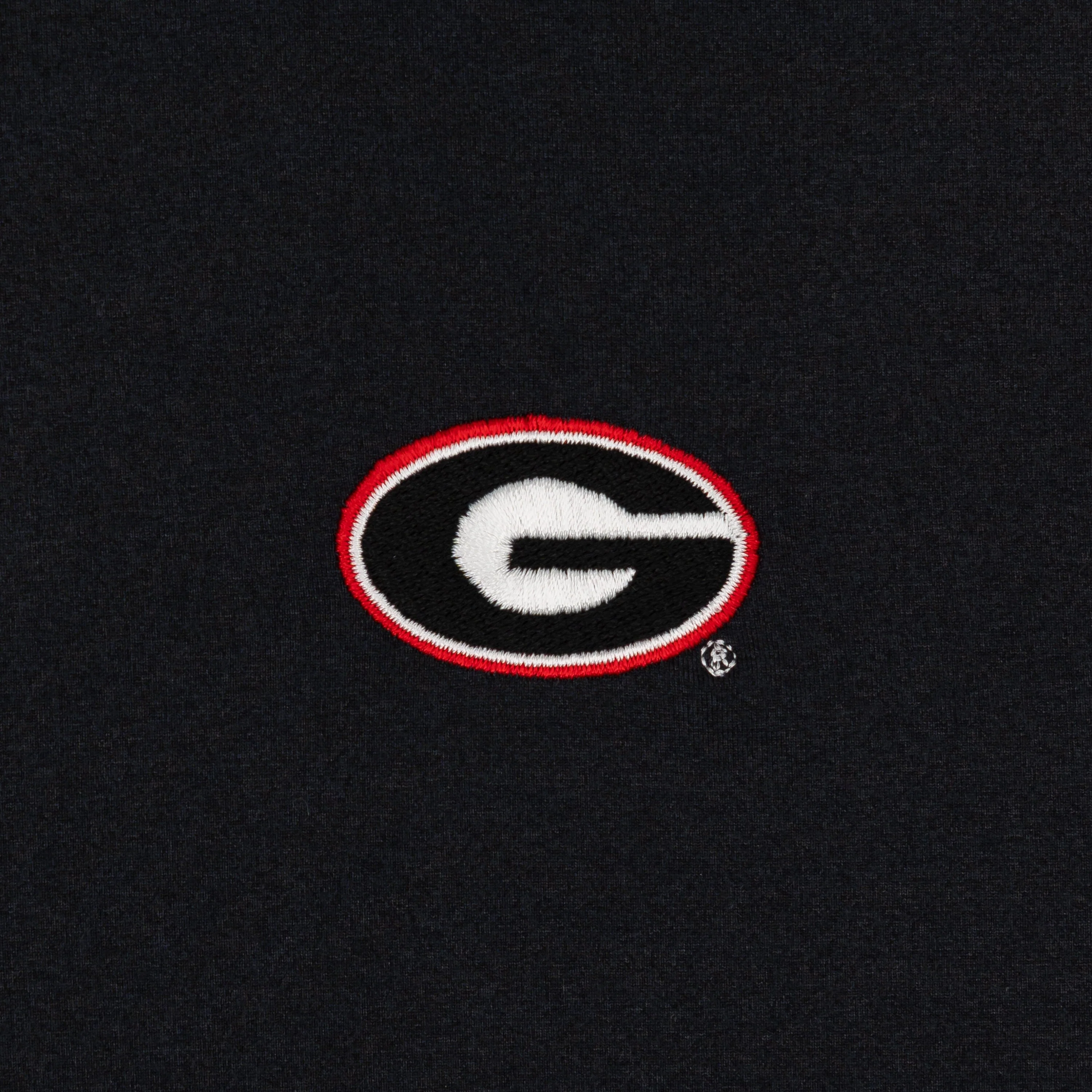 Solid Collegiate Q-Zip - Georgia | Solid - Black - Georgia - 1 - Image 3