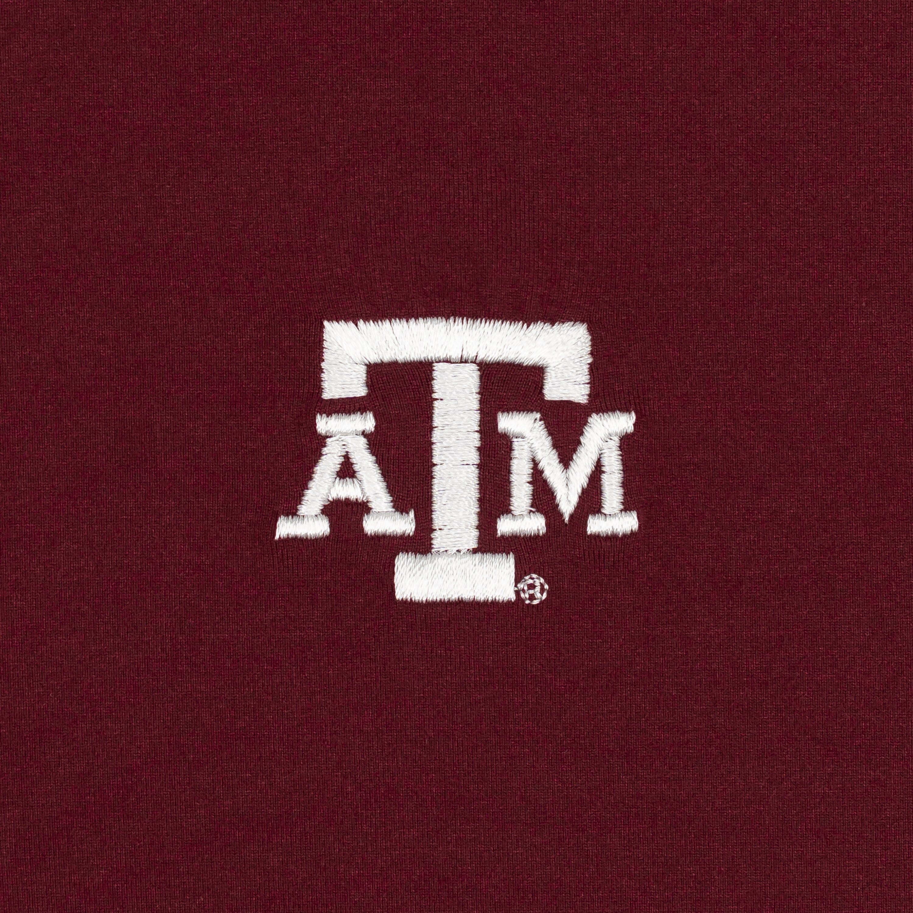 Solid Collegiate Q-Zip - Texas A&M | Solid - Burgundy - Texas A&M - 1 - Image 3