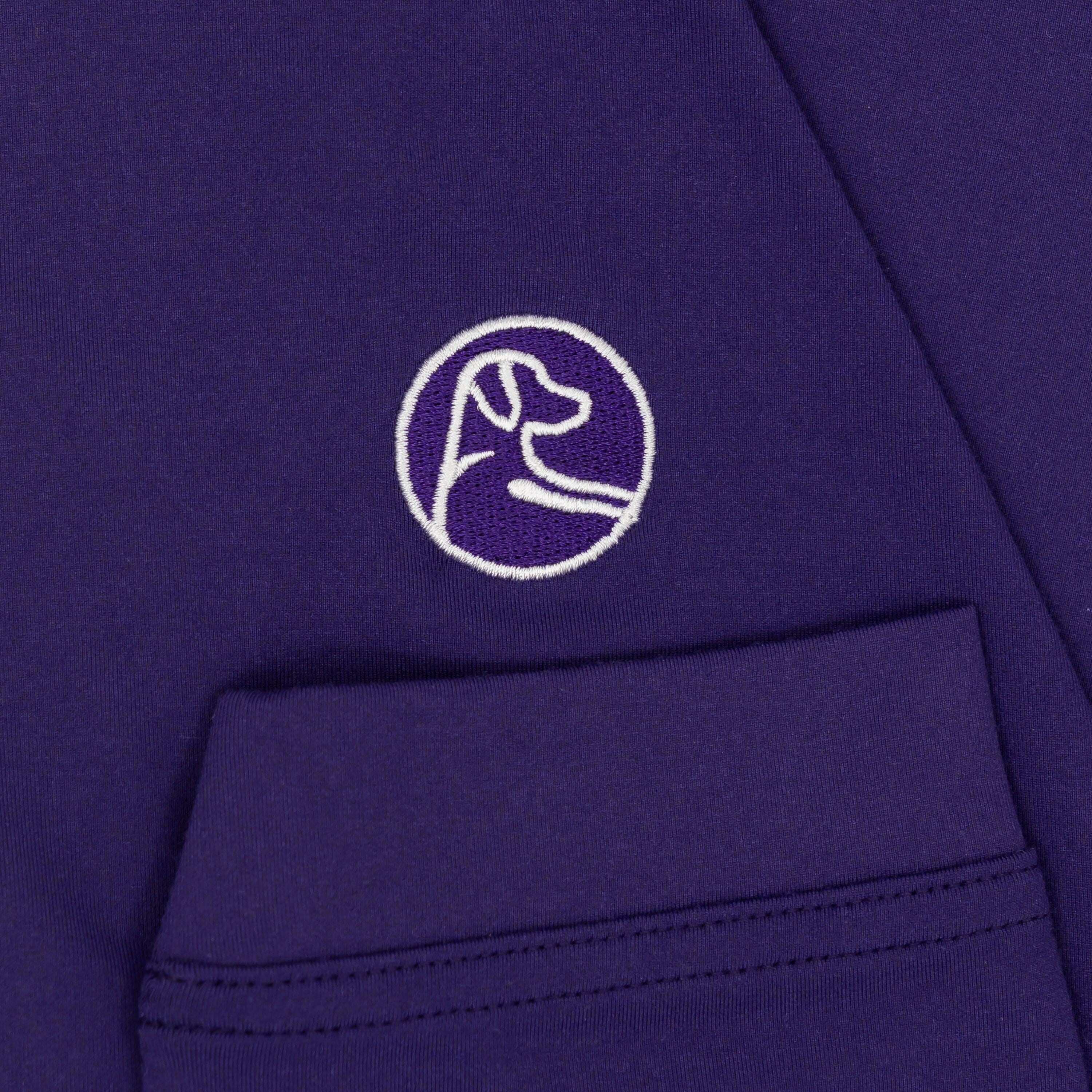 Solid Collegiate Q-Zip - James Madison | Solid - Dark Violet - James Madison - 1 - Image 4