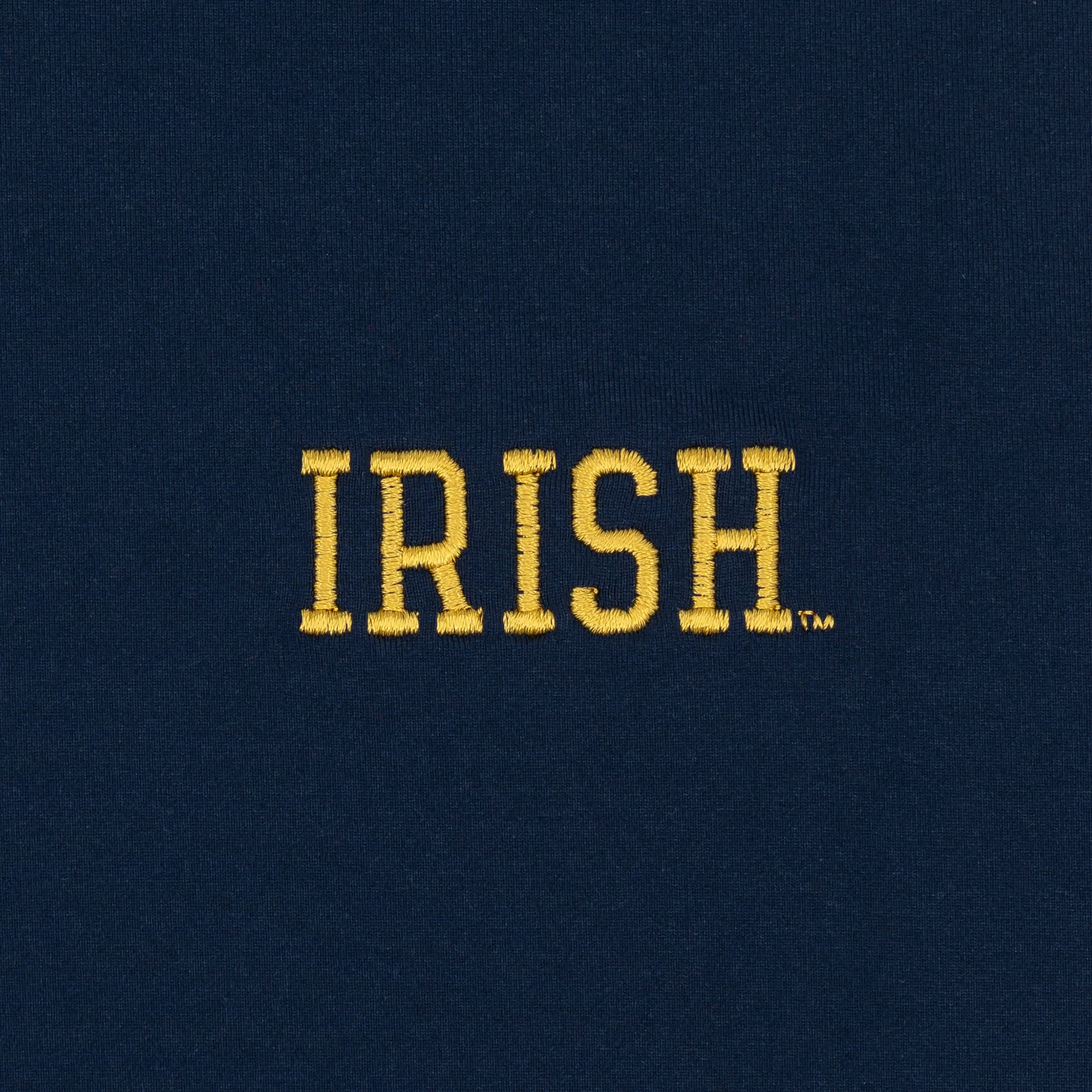Solid Collegiate Q-Zip - Notre Dame | Solid - Indigo Blue - Notre Dame - 3 - Image 3