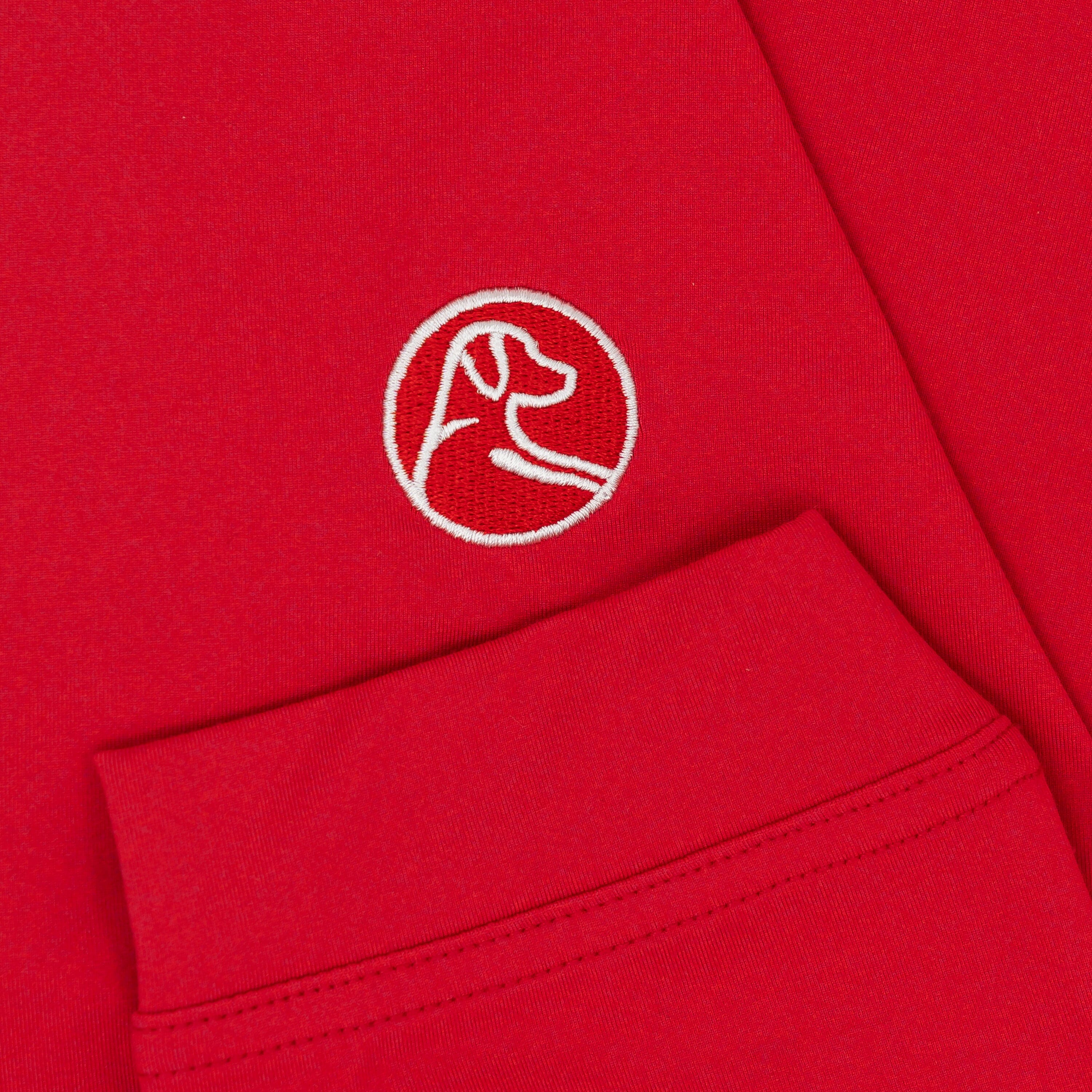 Solid Collegiate Q-Zip - Georgia | Solid - Roar Red - Georgia - 1 - Image 4